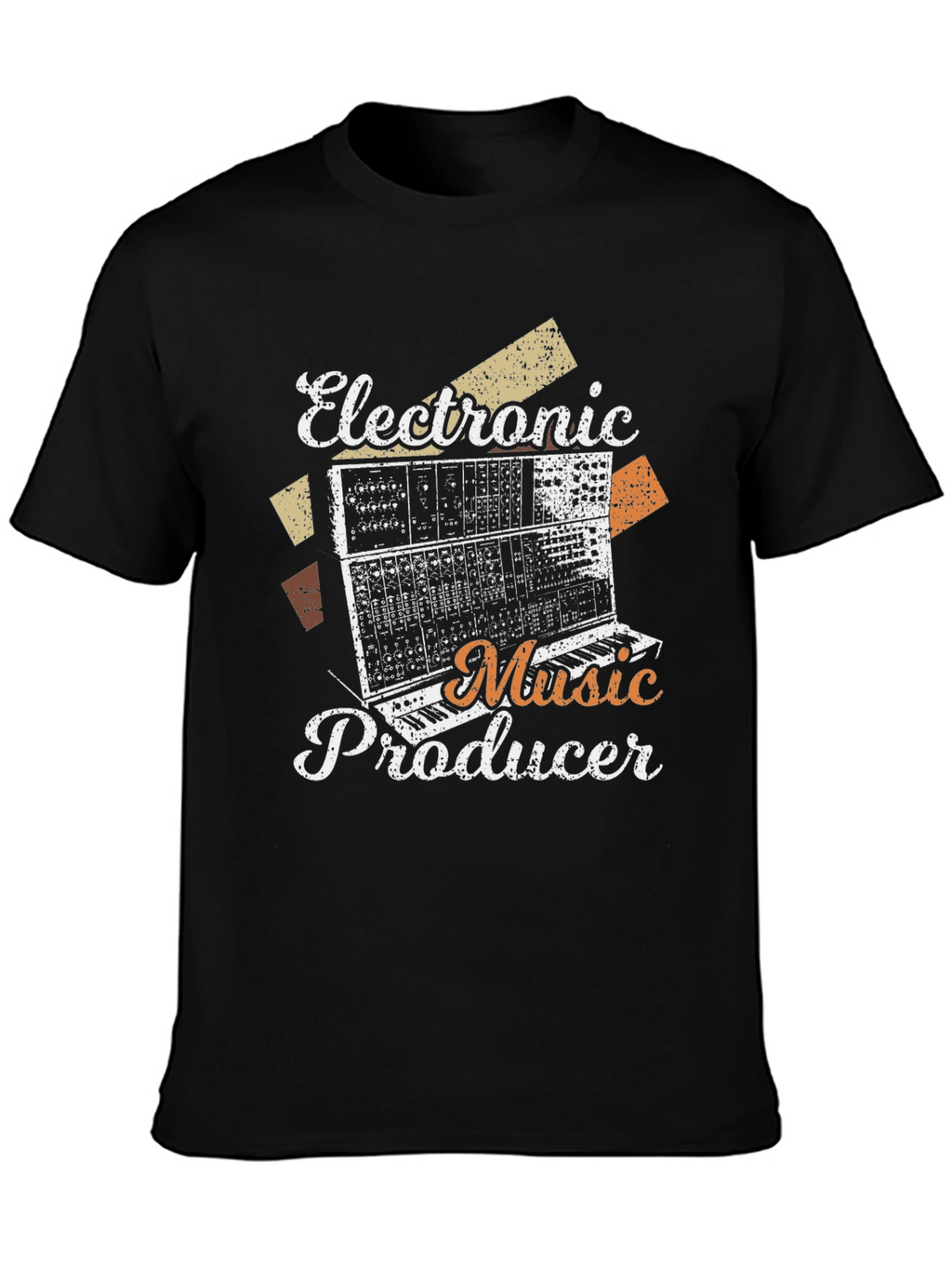 Electronic Music Producer T-Shirt Retro Synth Tee