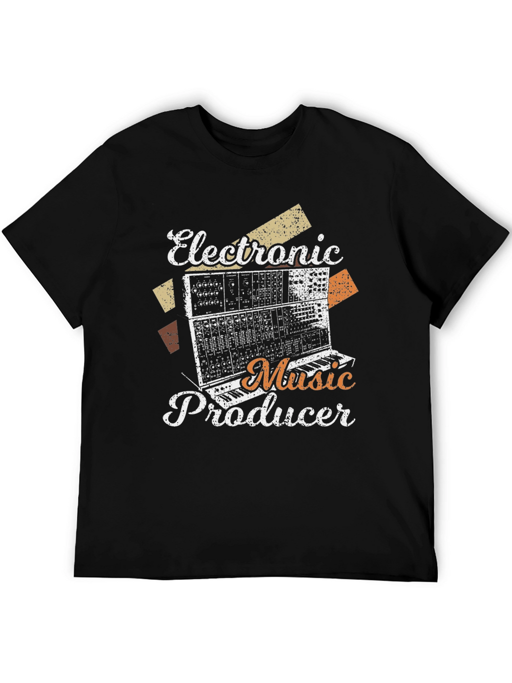 Electronic Music Producer T-Shirt Retro Synth Tee