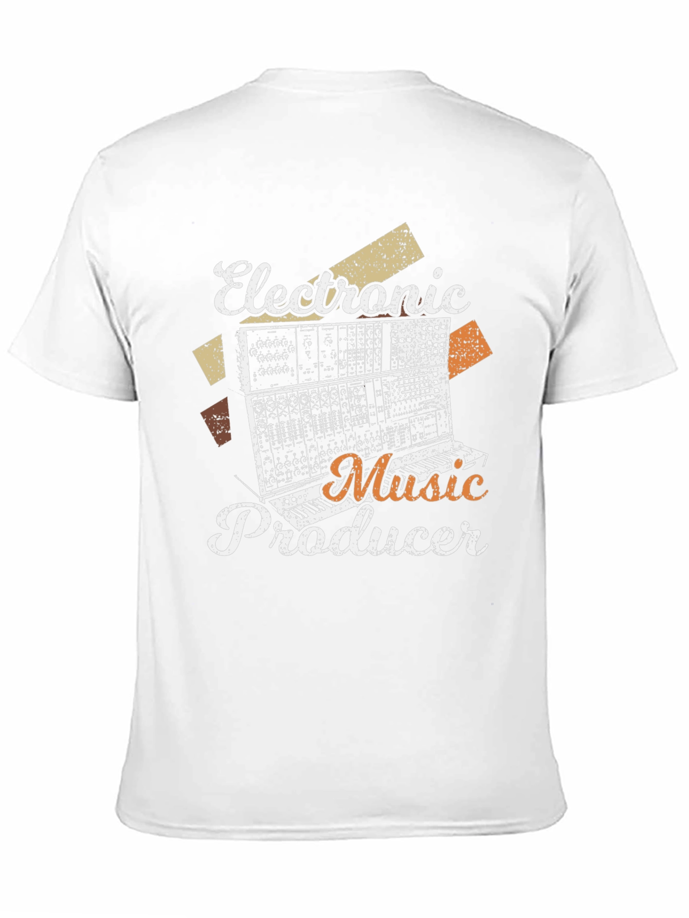 Electronic Music Producer T-Shirt Retro Synth Tee