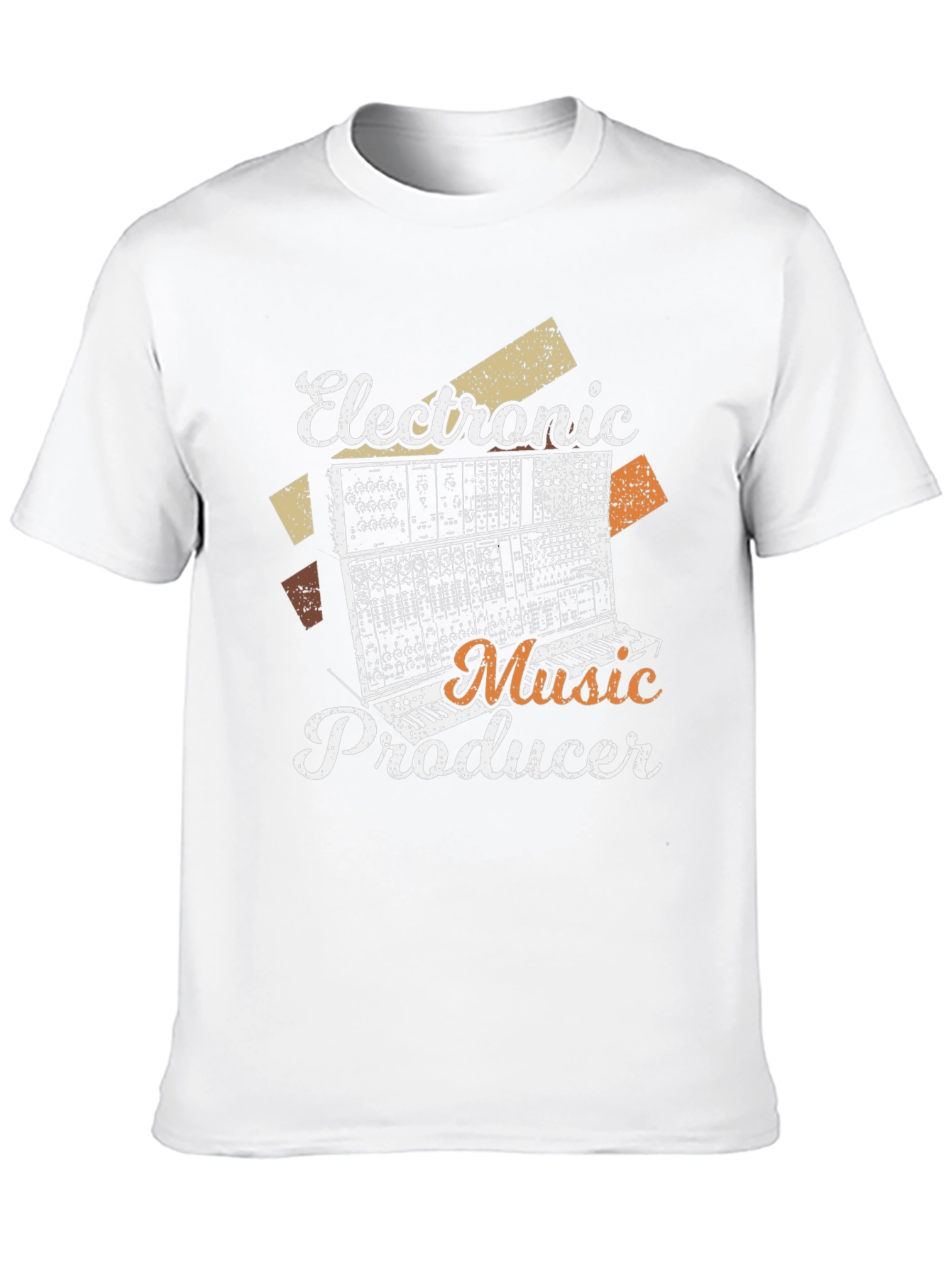 Electronic Music Producer T-Shirt Retro Synth Tee