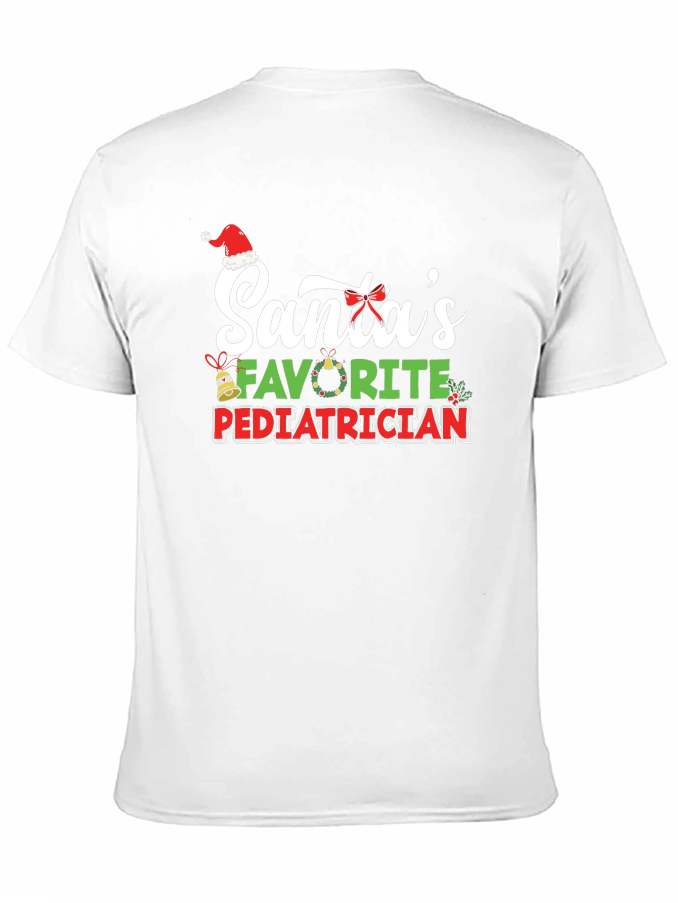 Santas Favorite Pediatrician Christmas T-Shirt
