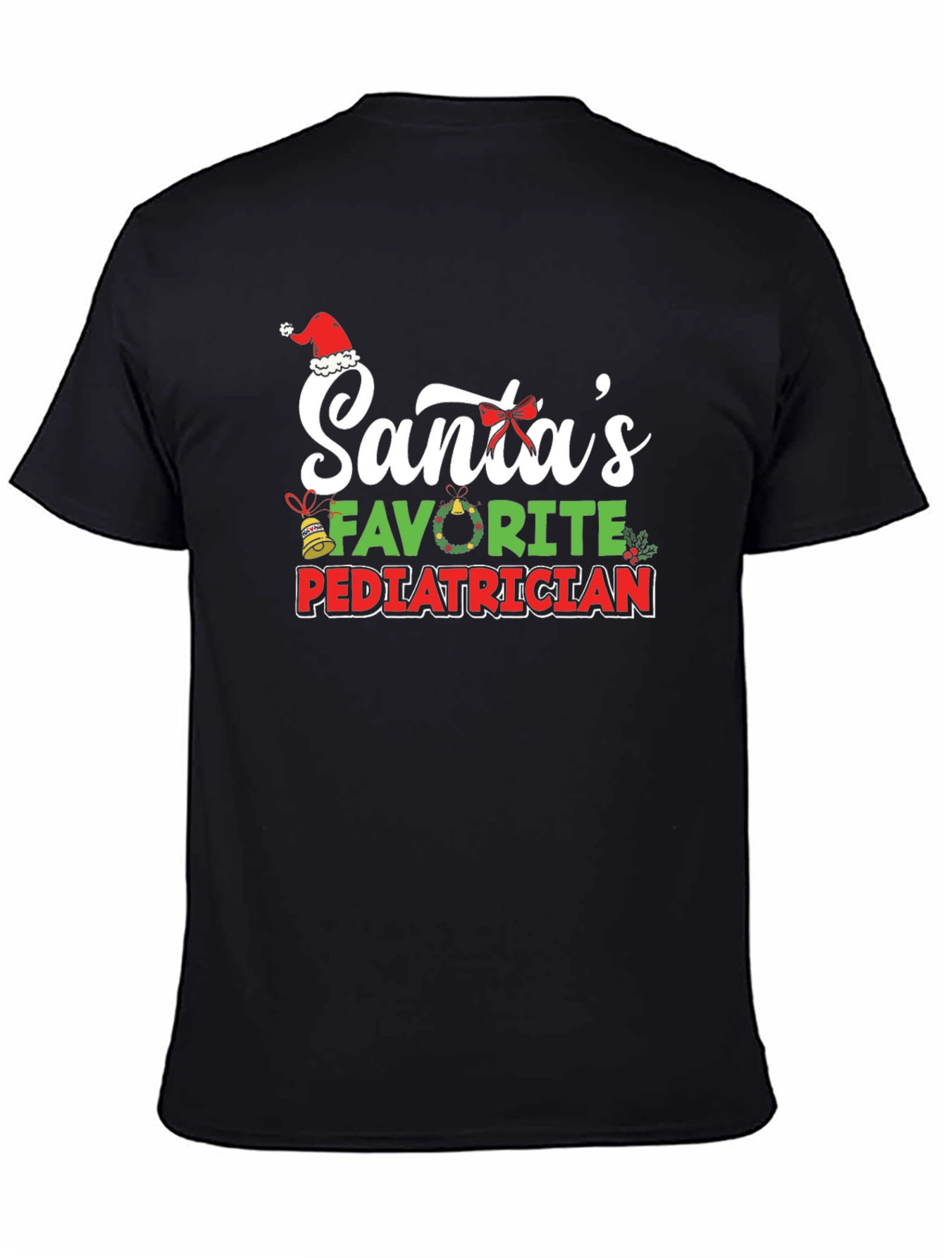 Santas Favorite Pediatrician Christmas T-Shirt