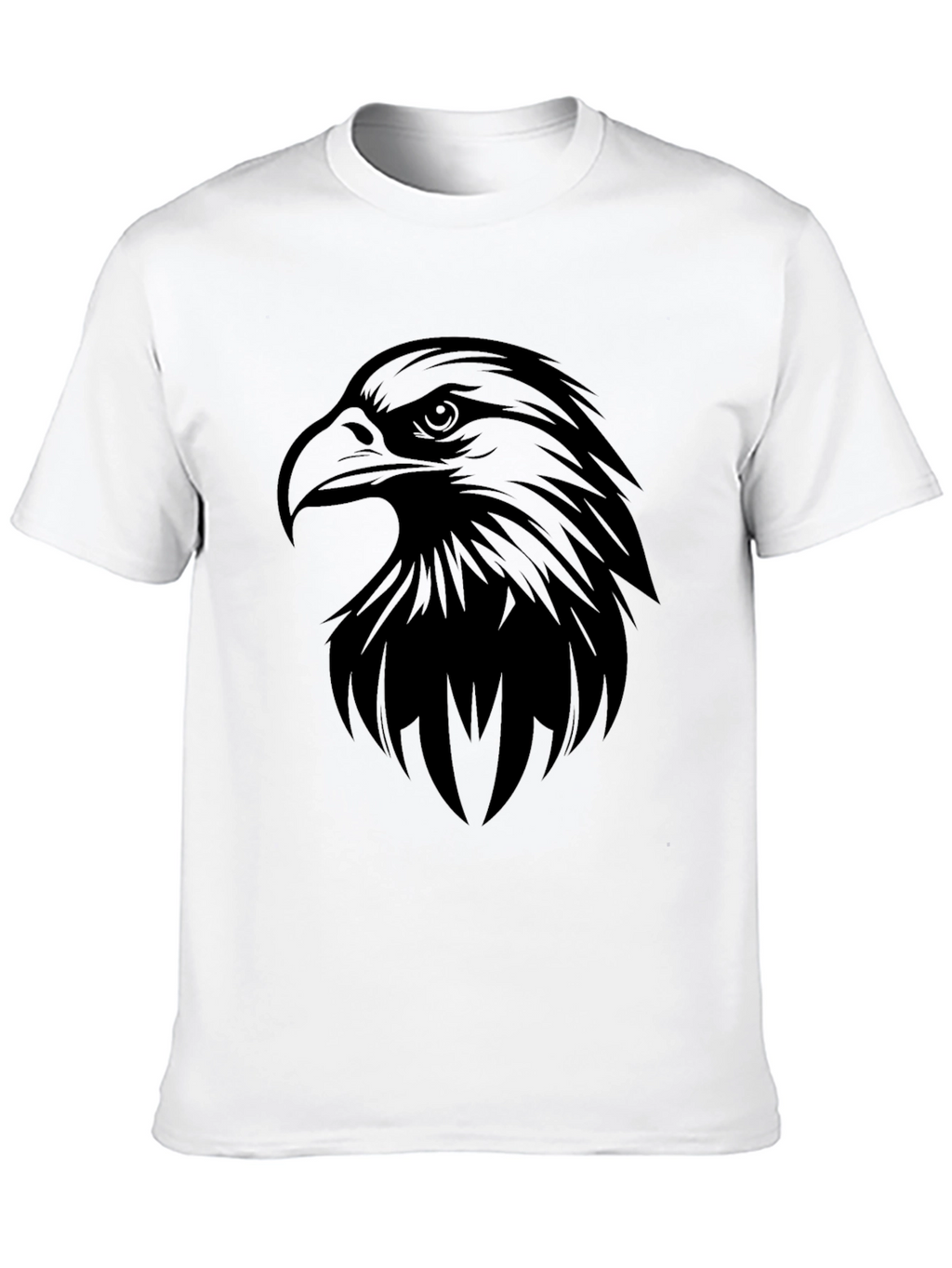 Bold Eagle Graphic Black T-Shirt for Men