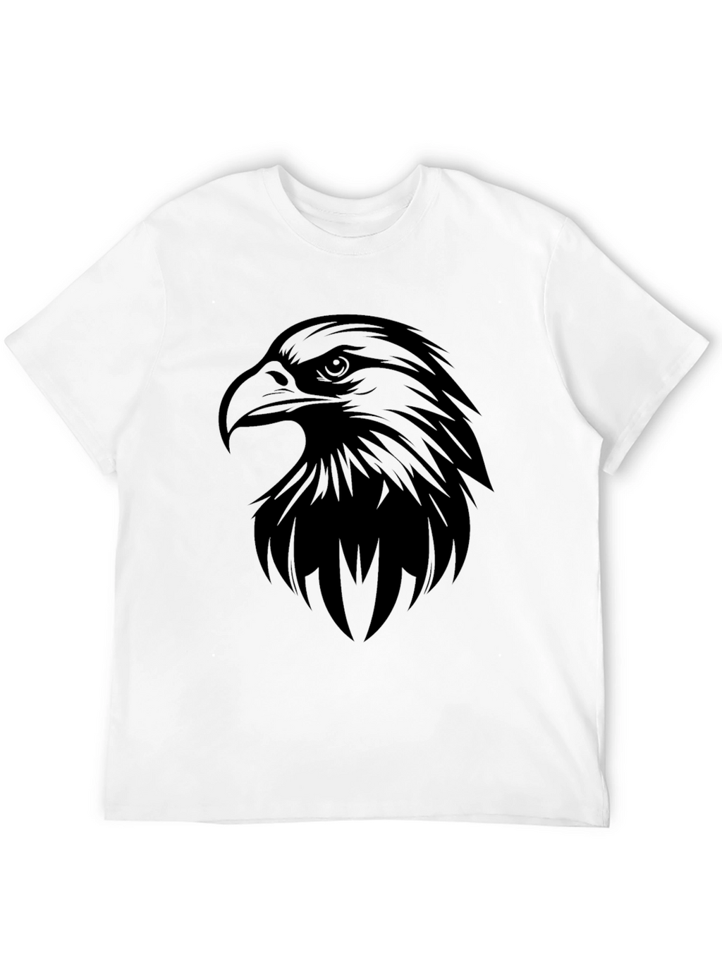 Bold Eagle Graphic Black T-Shirt for Men