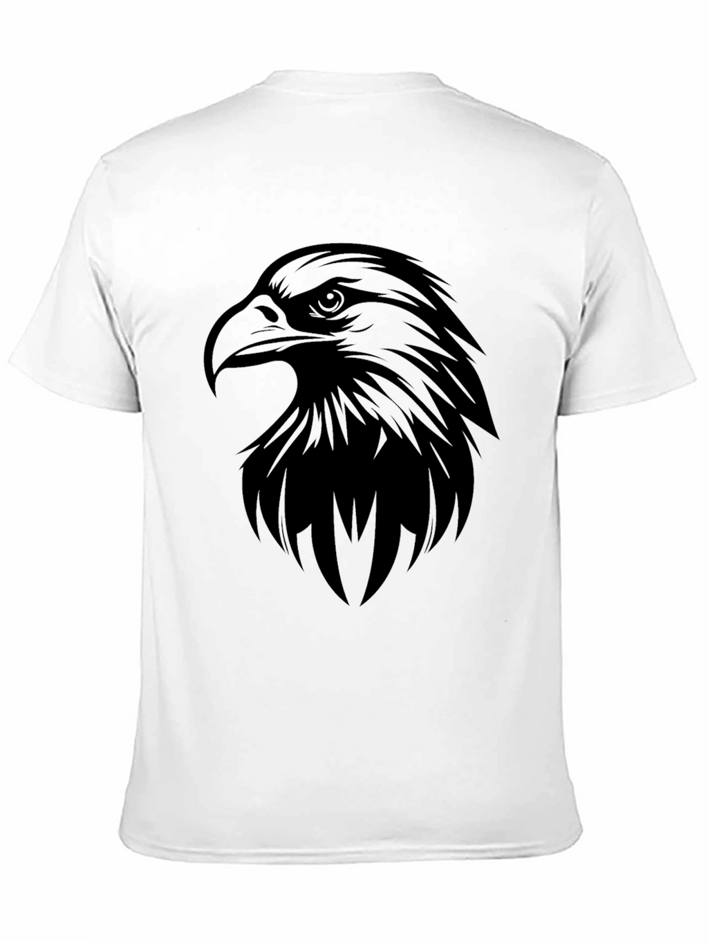 Bold Eagle Graphic Black T-Shirt for Men