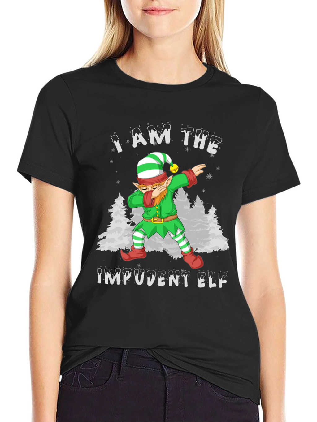 Imprudent Elf Dab Christmas T-Shirt