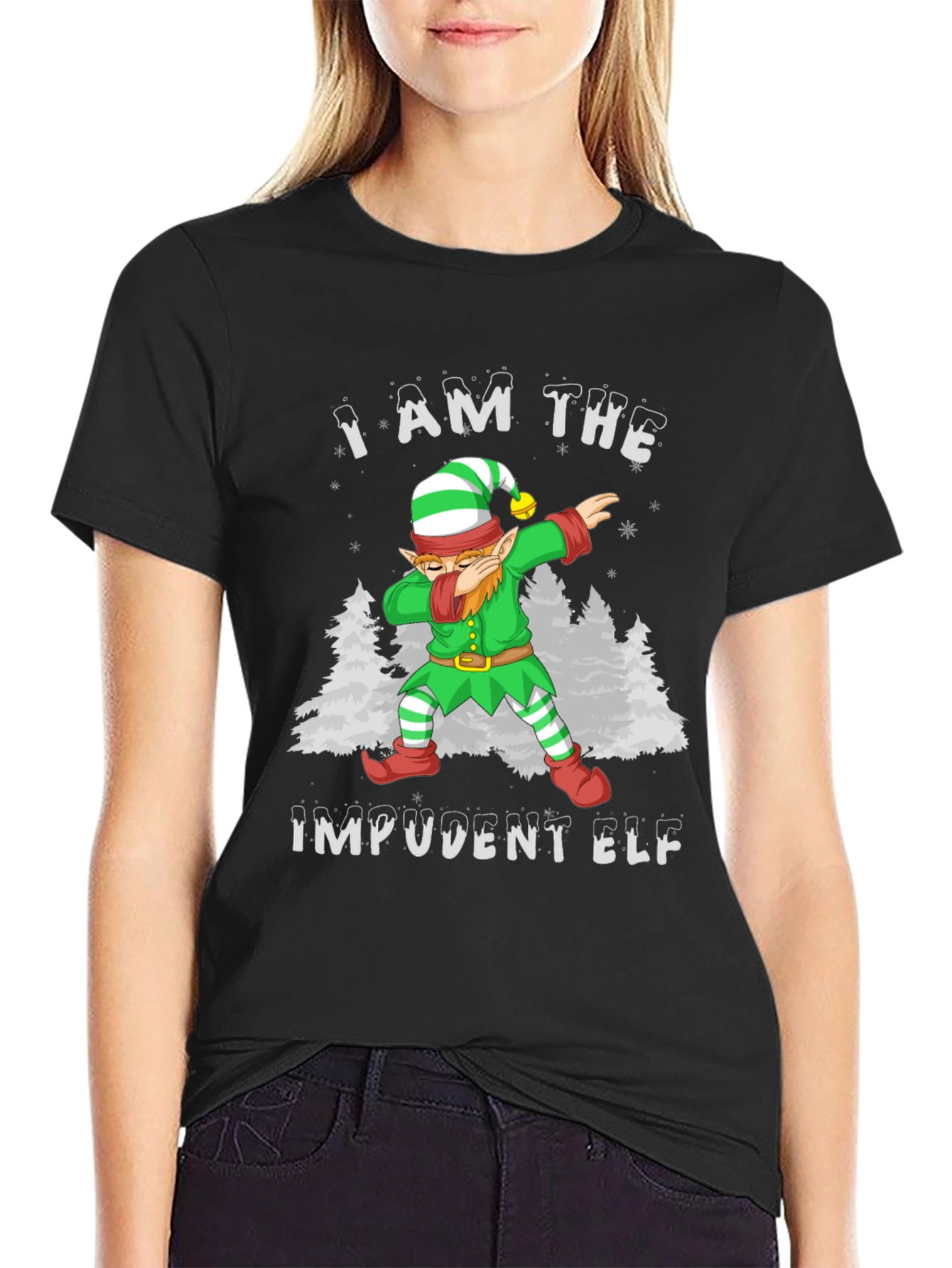 Imprudent Elf Dab Christmas T-Shirt