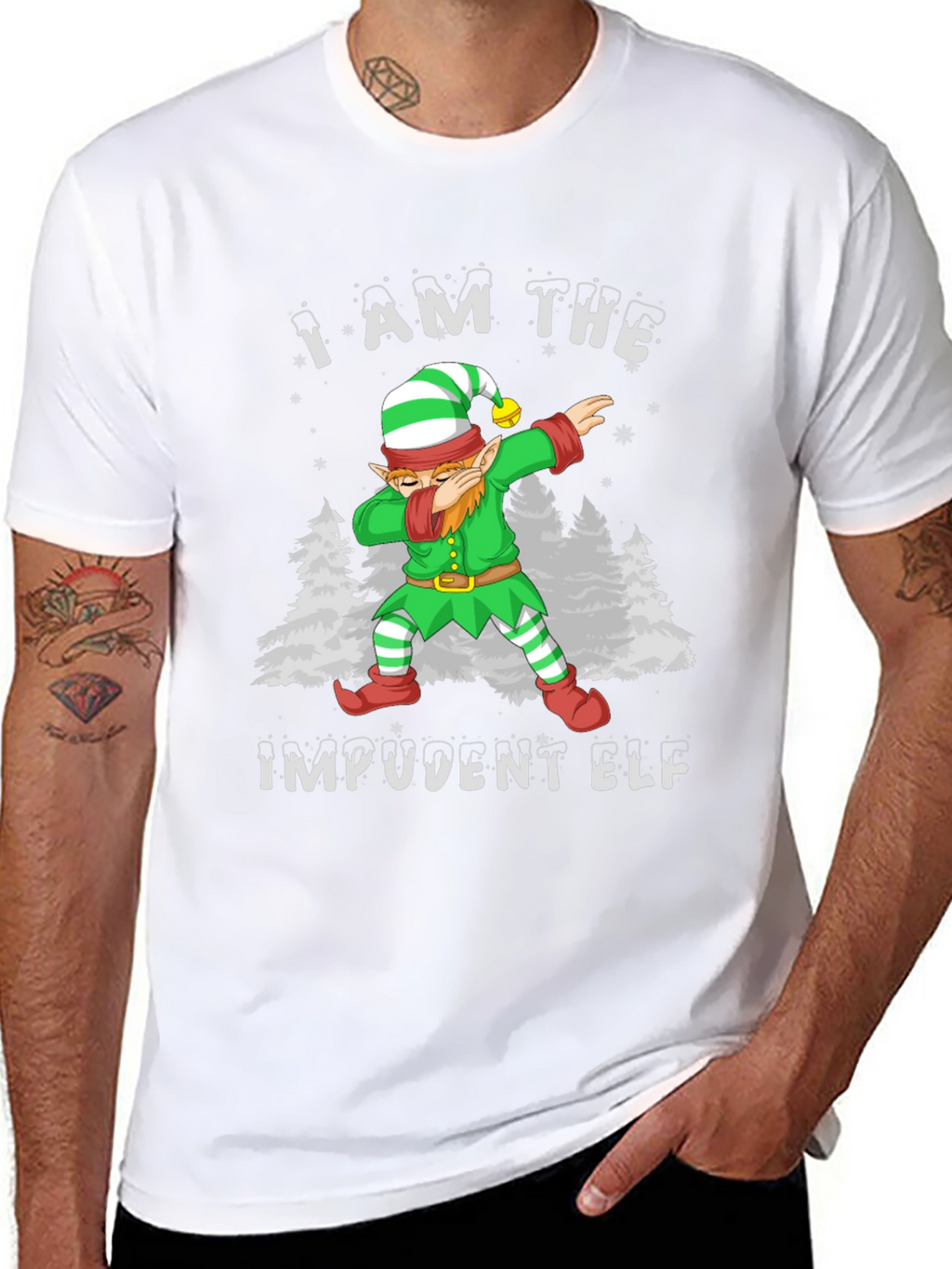 Imprudent Elf Dab Christmas T-Shirt