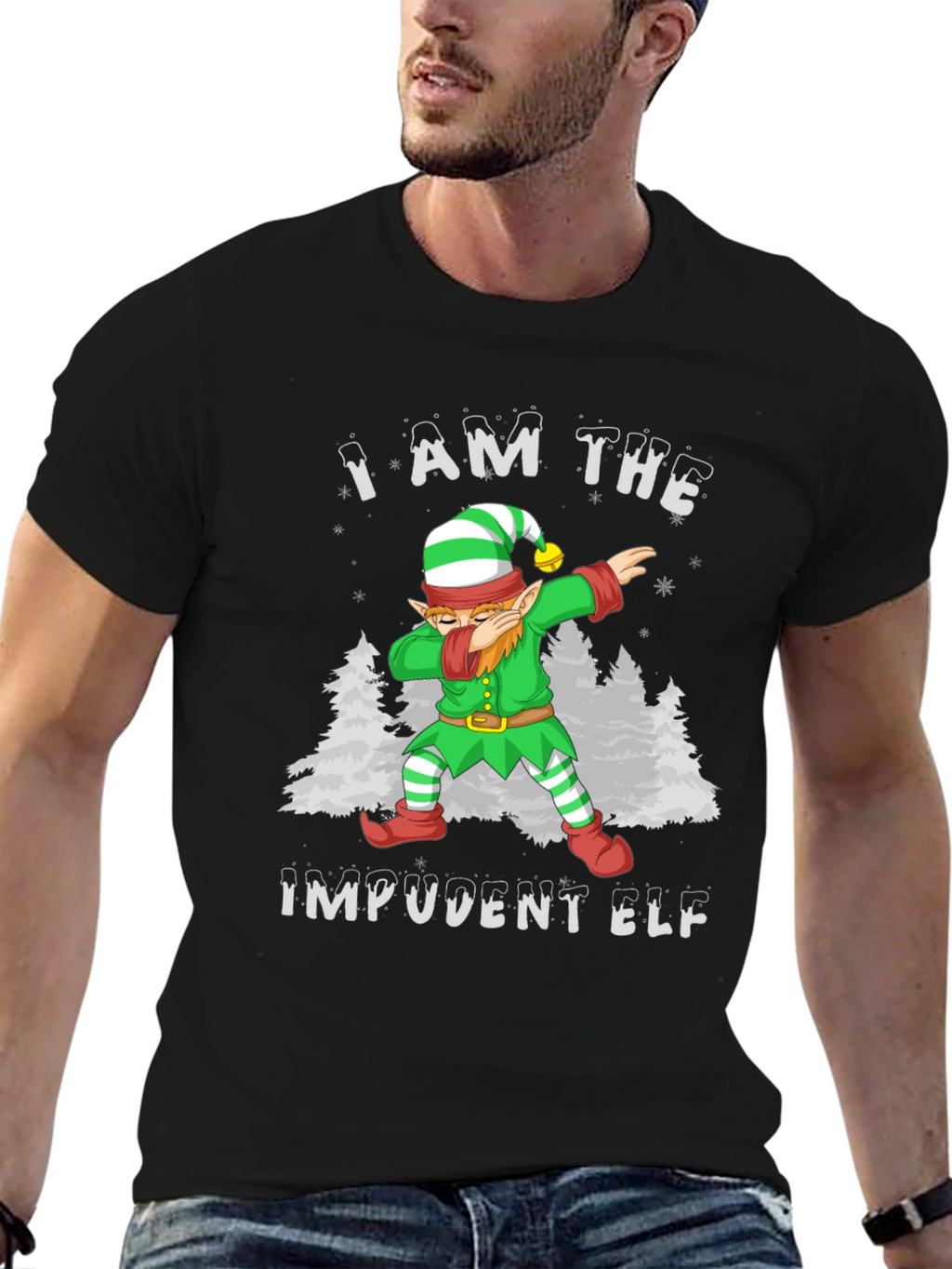Imprudent Elf Dab Christmas T-Shirt