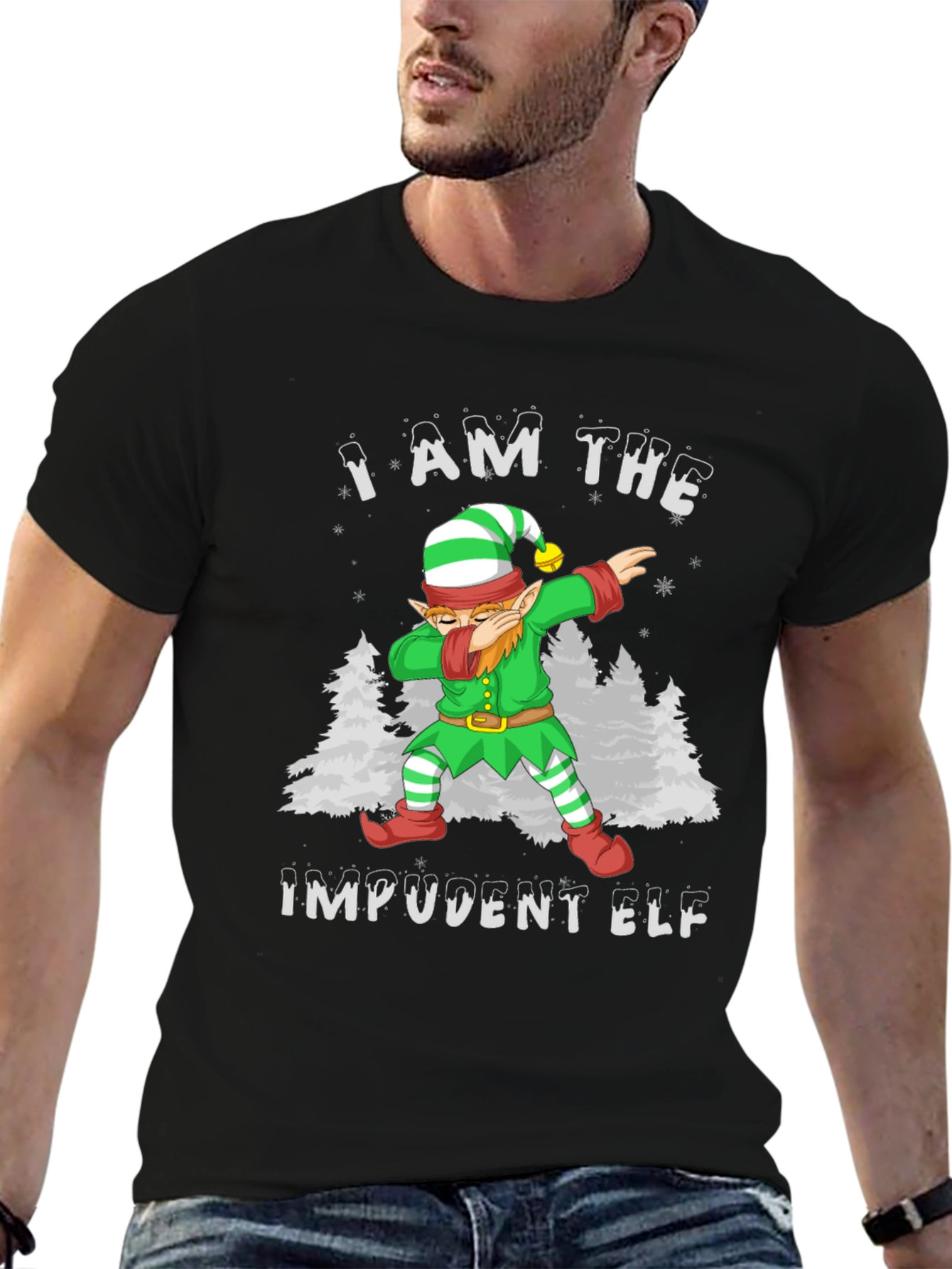 Imprudent Elf Dab Christmas T-Shirt