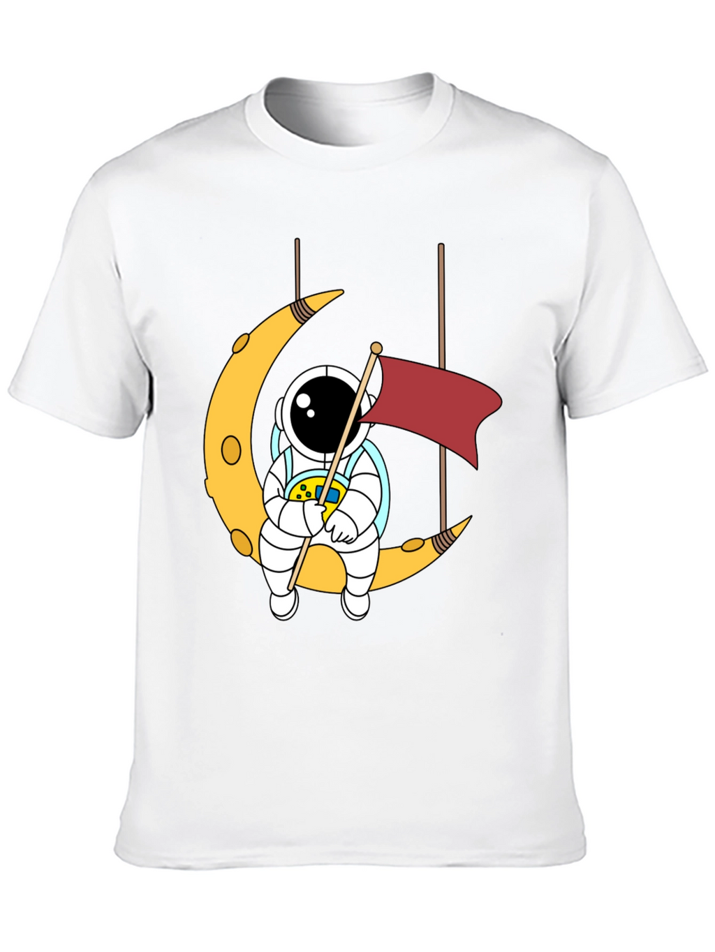 Astronaut Moon Swing Graphic T-Shirt