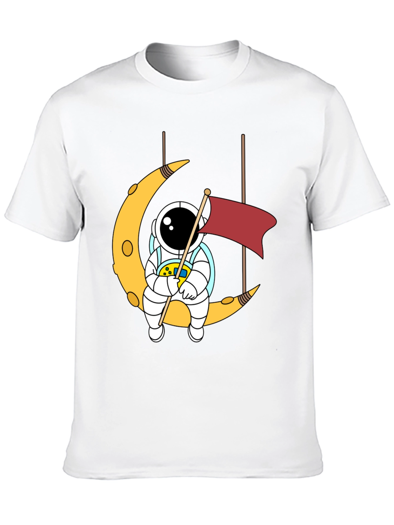 Astronaut Moon Swing Graphic T-Shirt