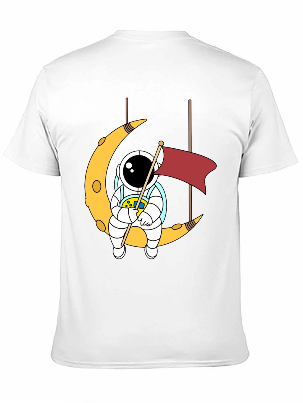 Astronaut Moon Swing Graphic T-Shirt