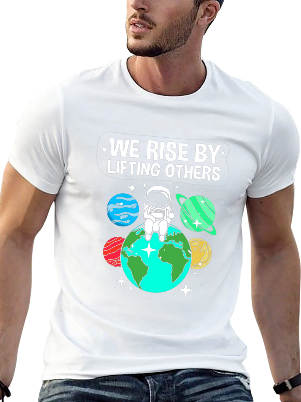 We Rise By Lifting Others Graphic Tee