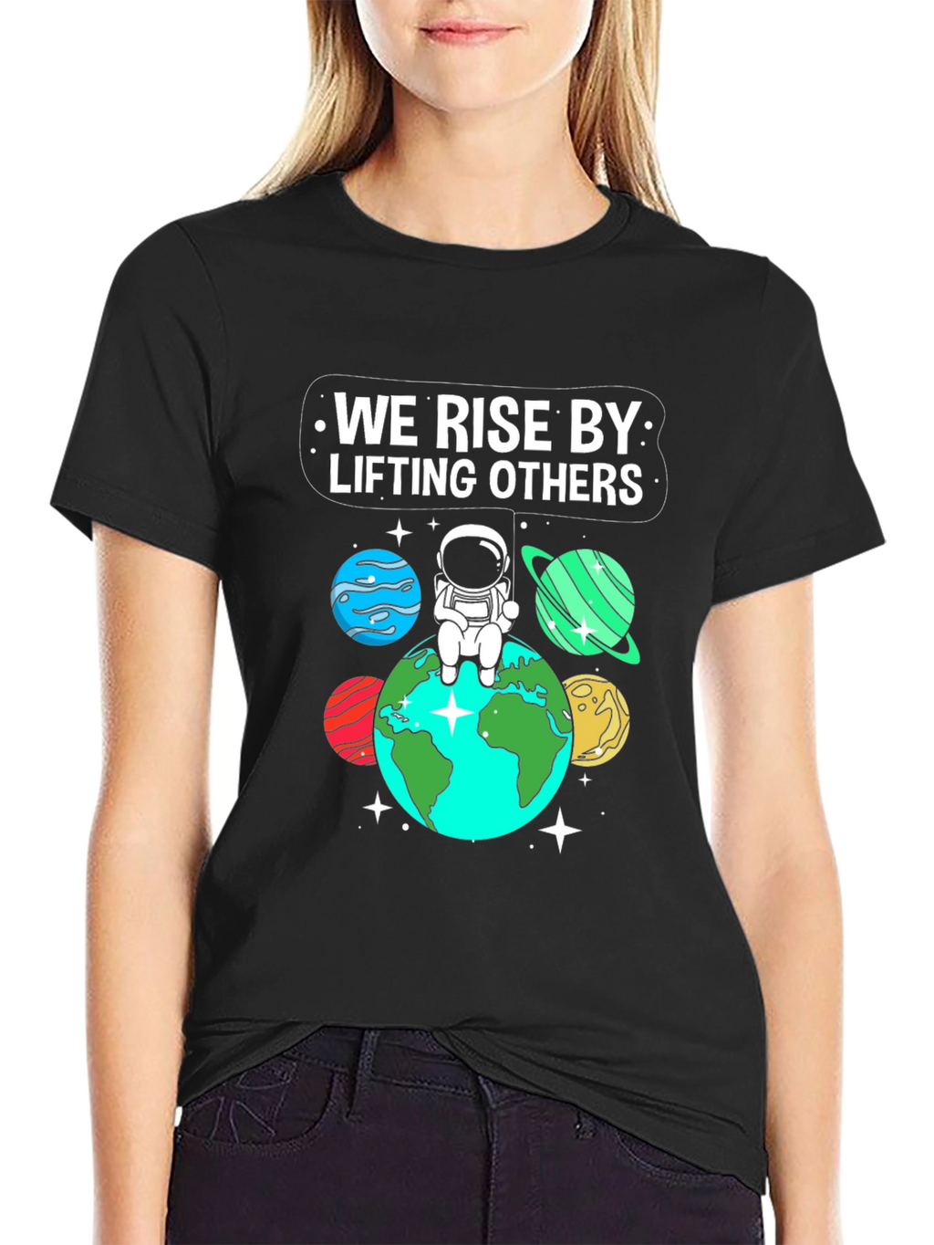 We Rise By Lifting Others Graphic Tee