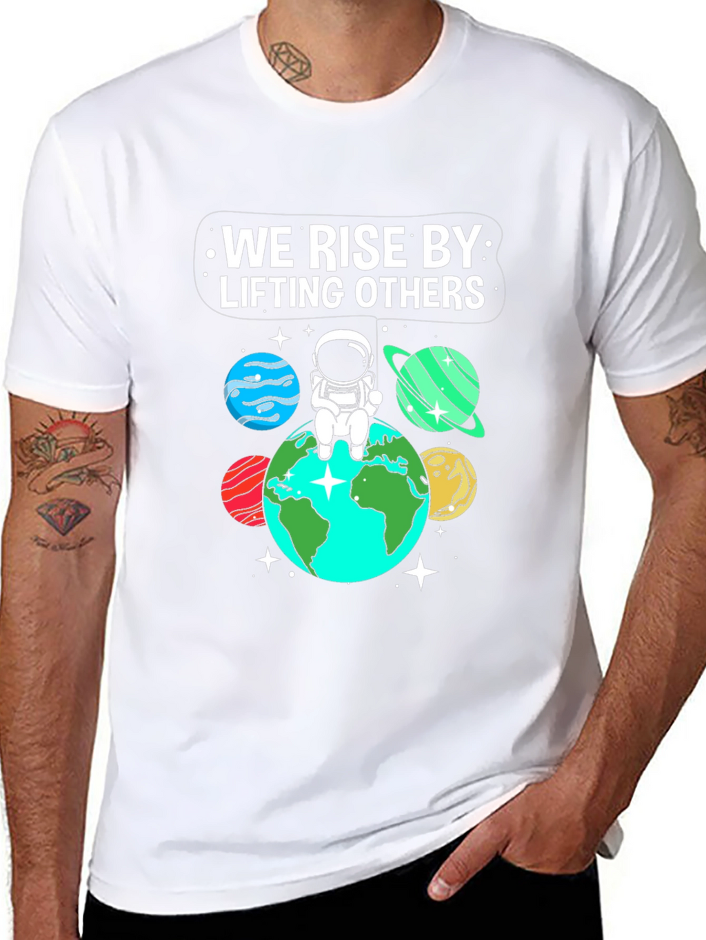 We Rise By Lifting Others Graphic Tee