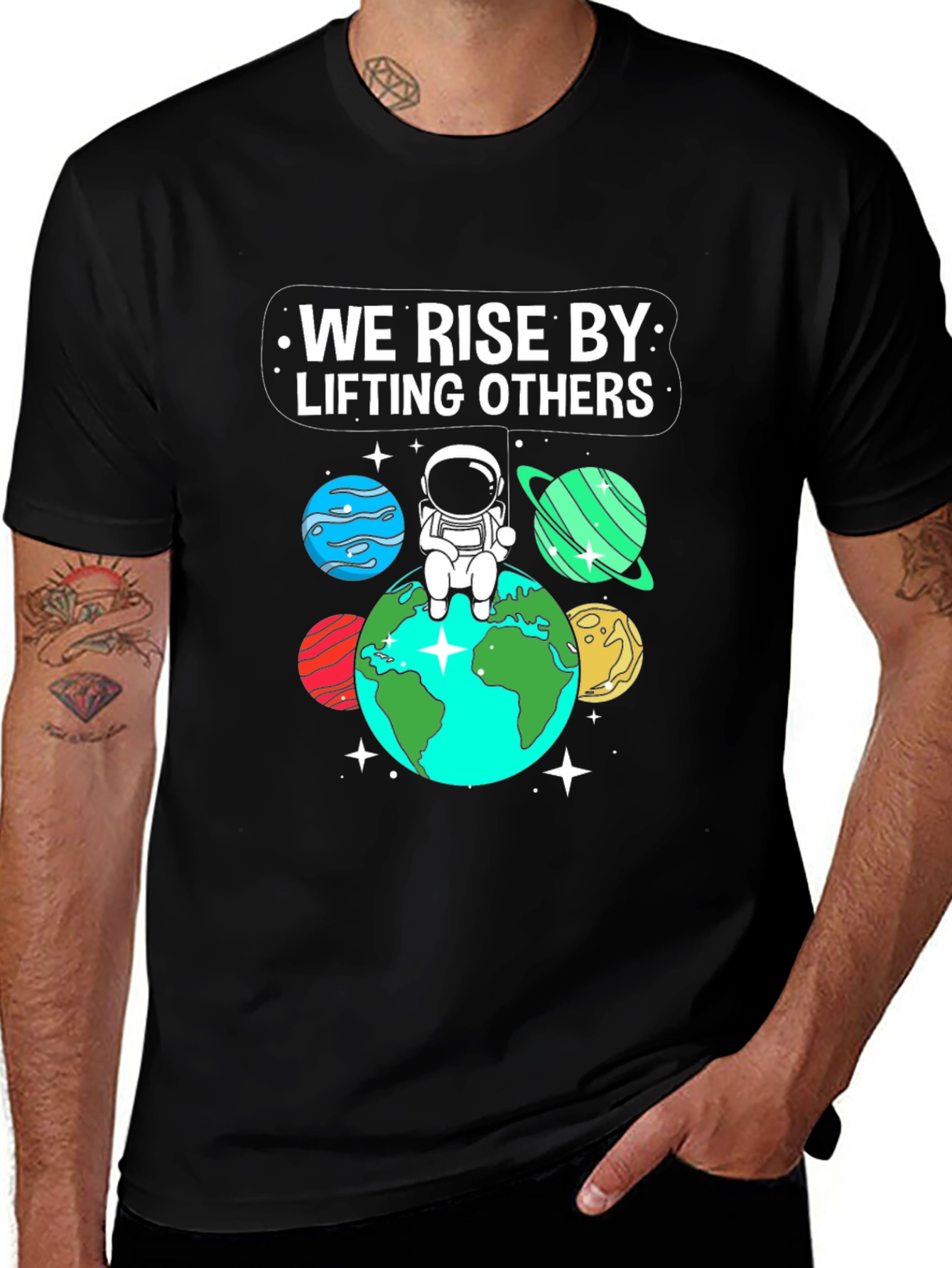 We Rise By Lifting Others Graphic Tee