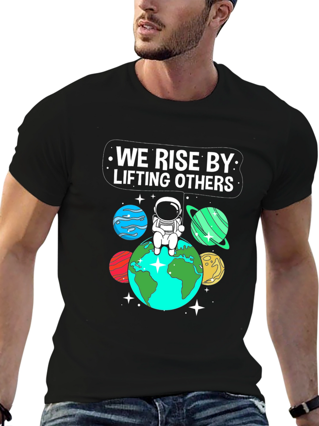 We Rise By Lifting Others Graphic Tee
