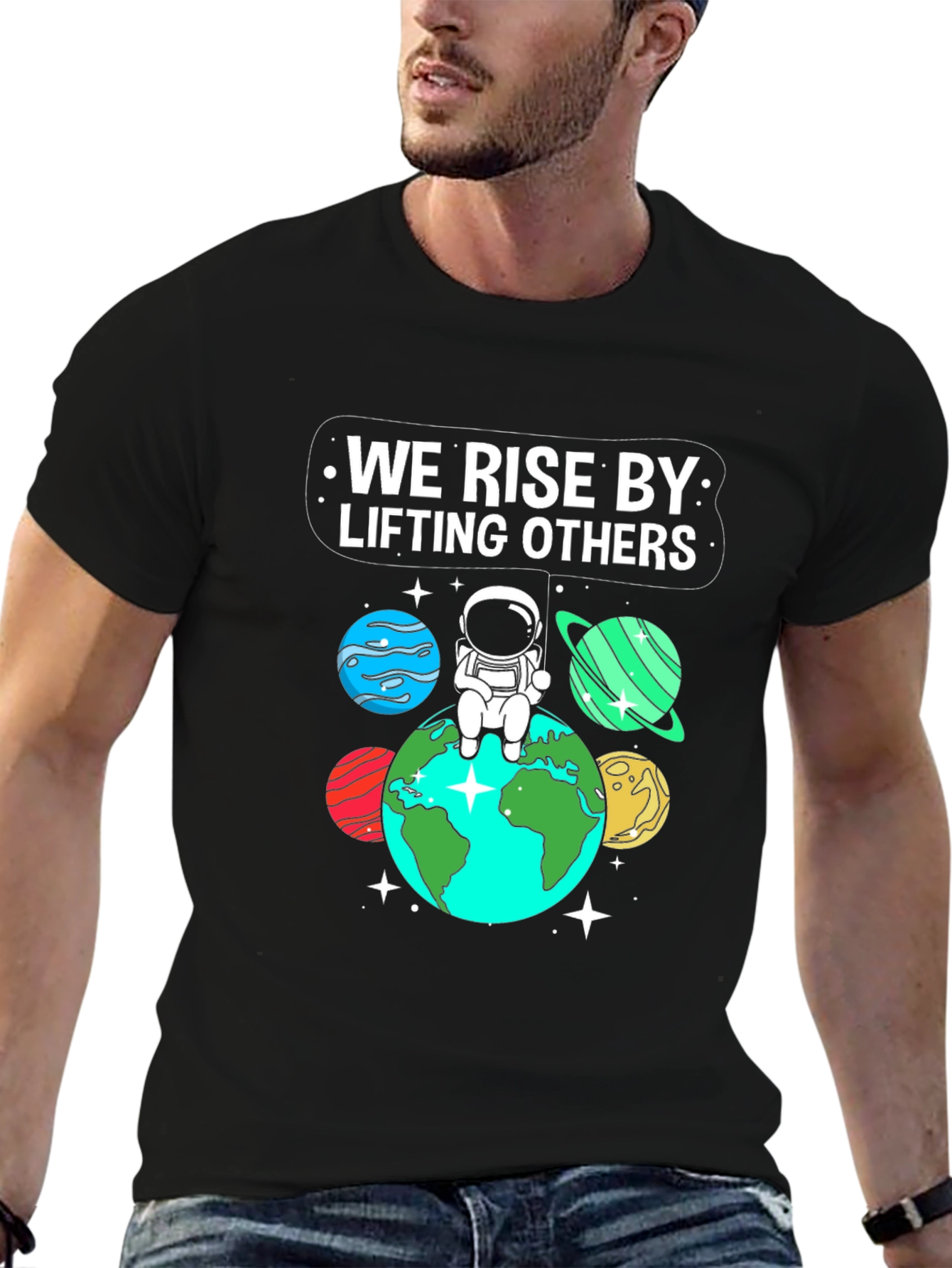 We Rise By Lifting Others Graphic Tee