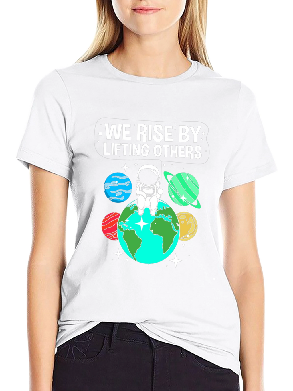 We Rise By Lifting Others Graphic Tee