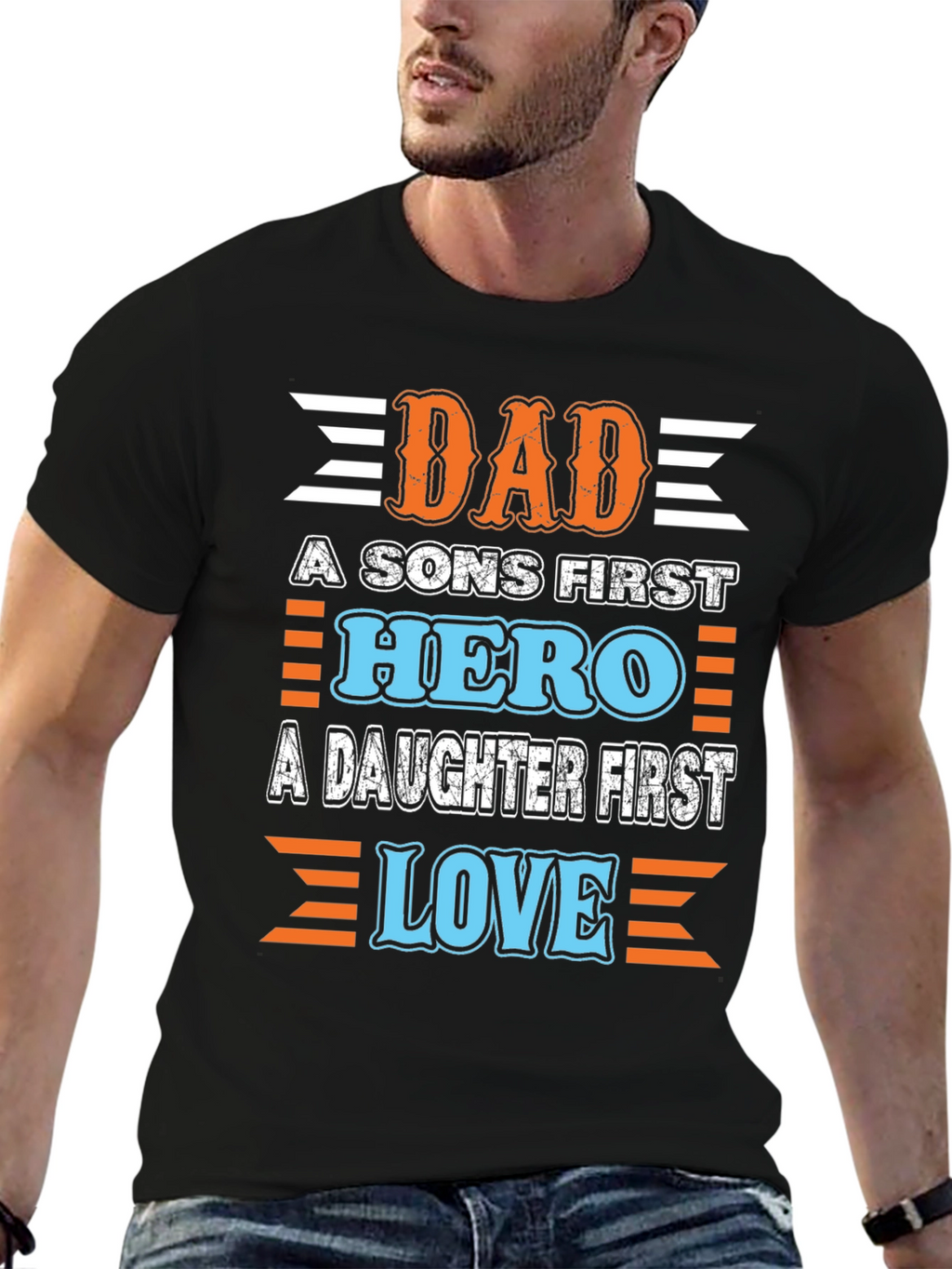 Dad Hero Love T-Shirt