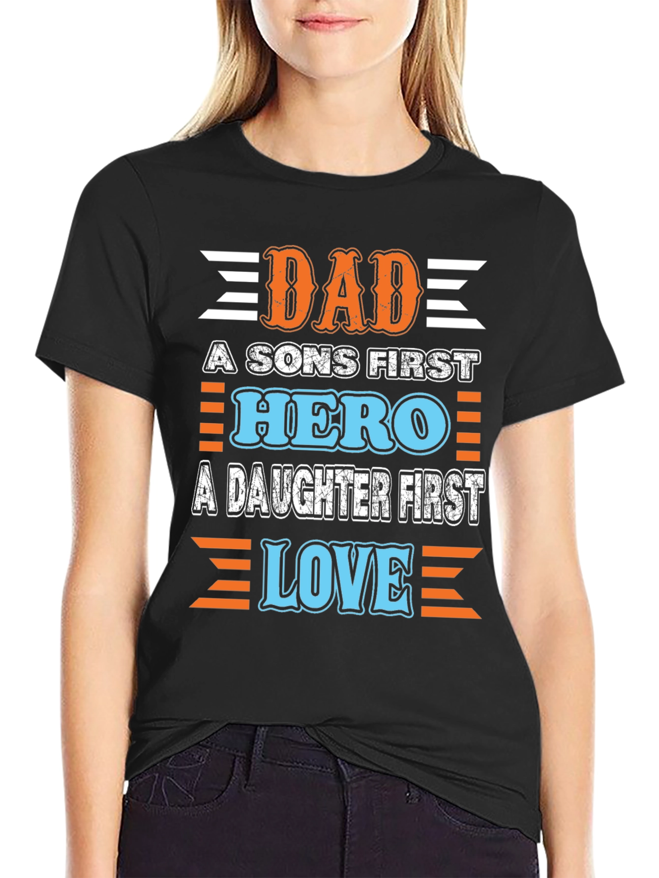 Dad Hero Love T-Shirt
