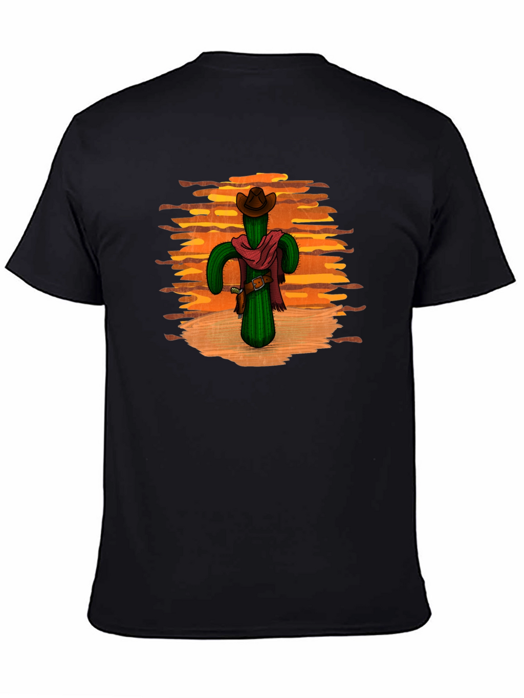 Cactus Cowboy Black T-Shirt