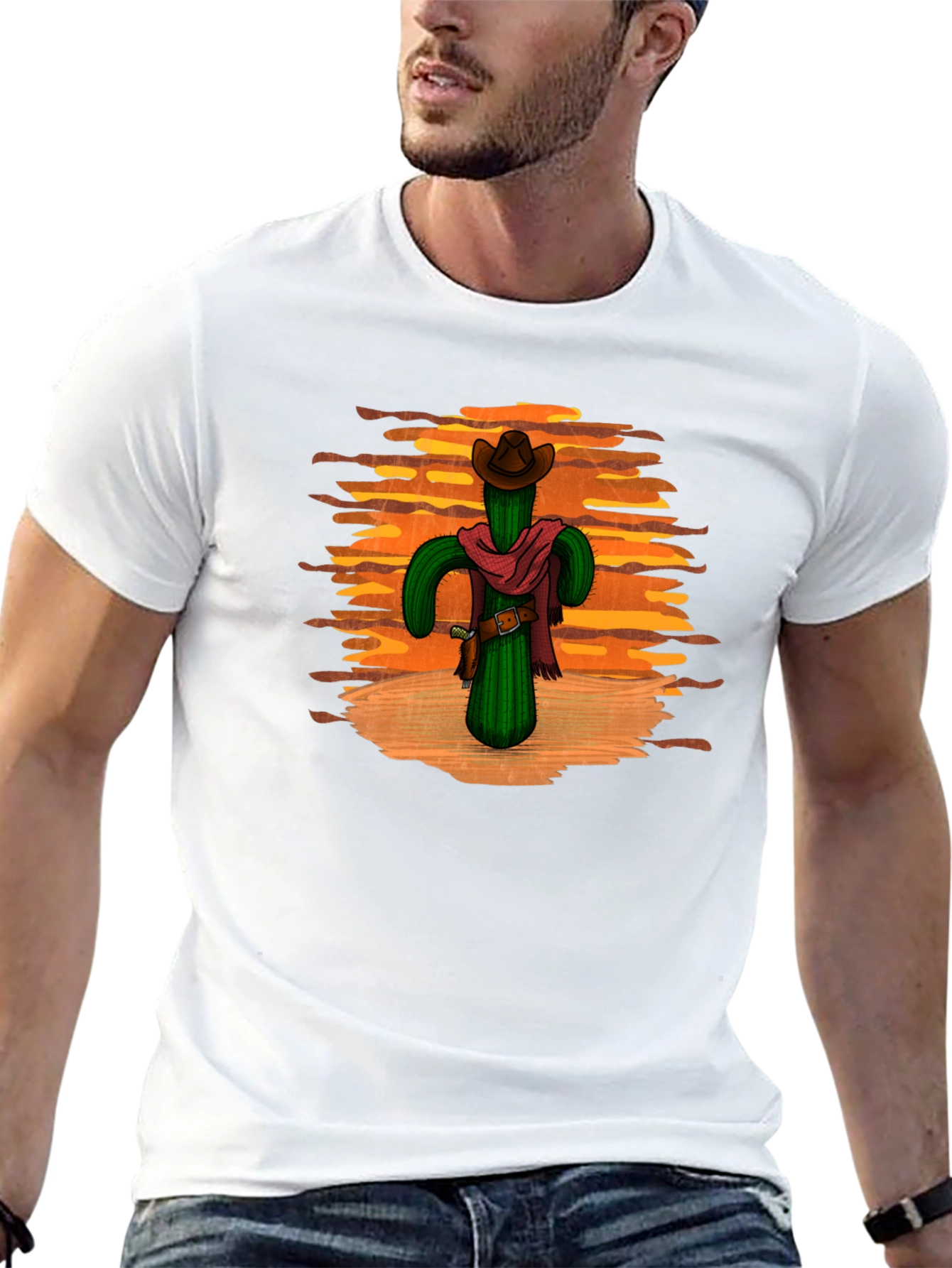 Cactus Cowboy Black T-Shirt