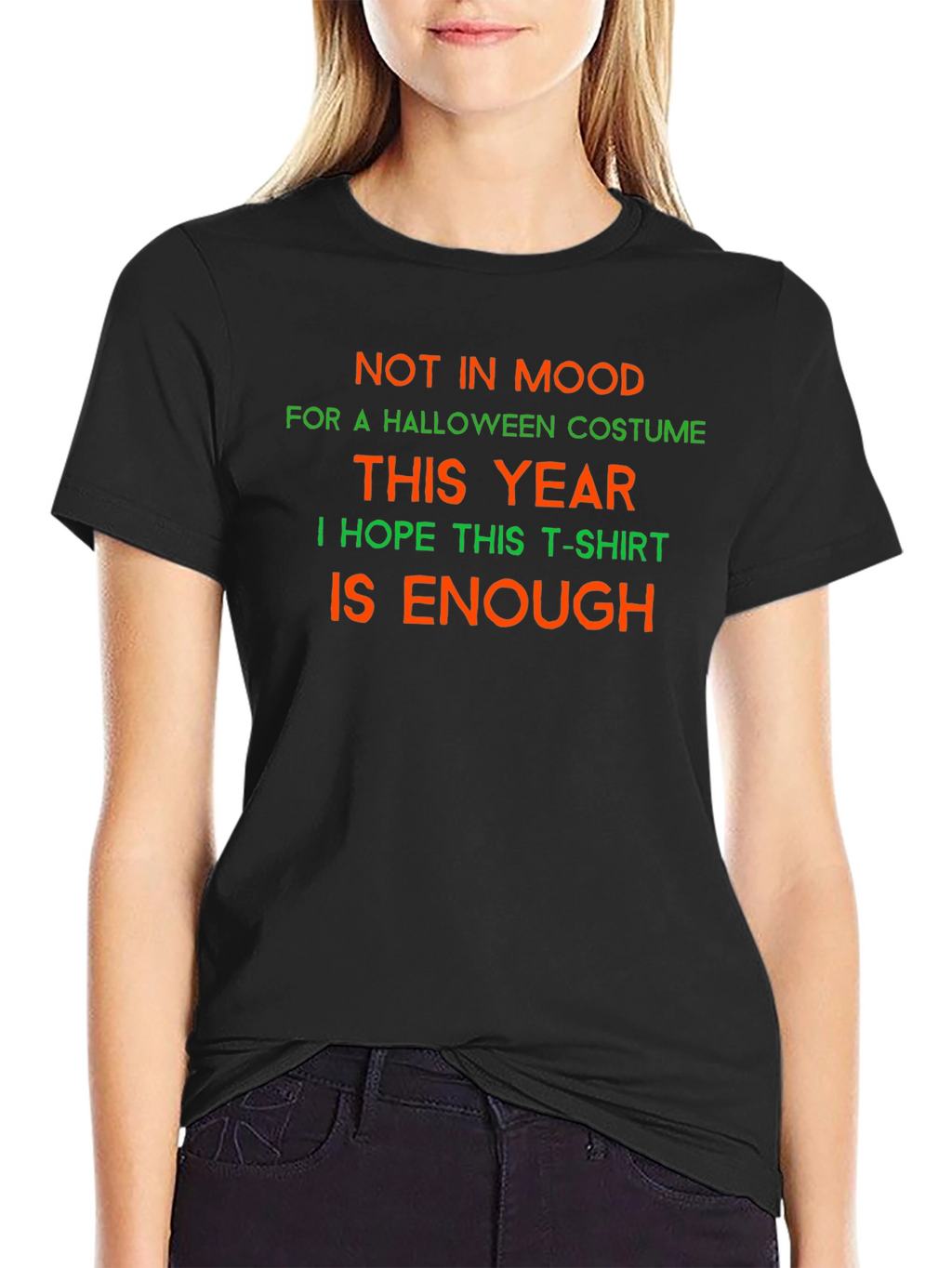 Funny Halloween T-Shirt - Not in Mood Costume Tee