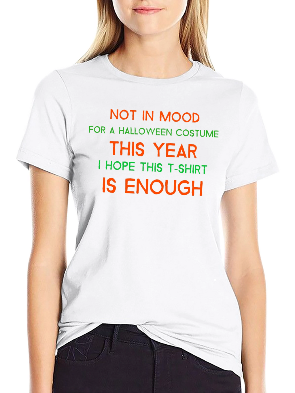 Funny Halloween T-Shirt - Not in Mood Costume Tee