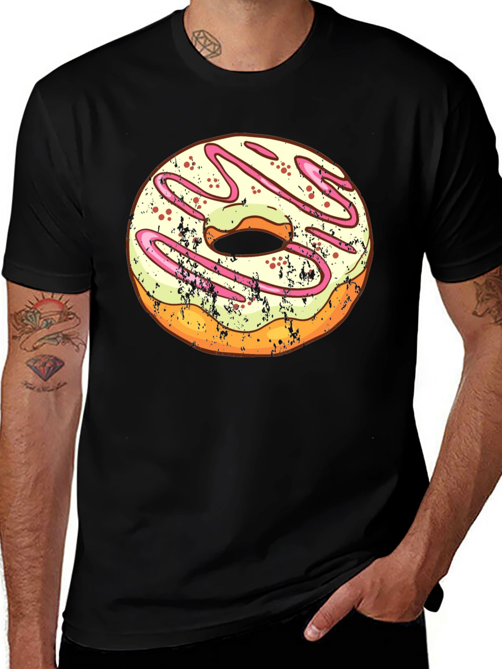 Donut Graphic Tee - Casual Style