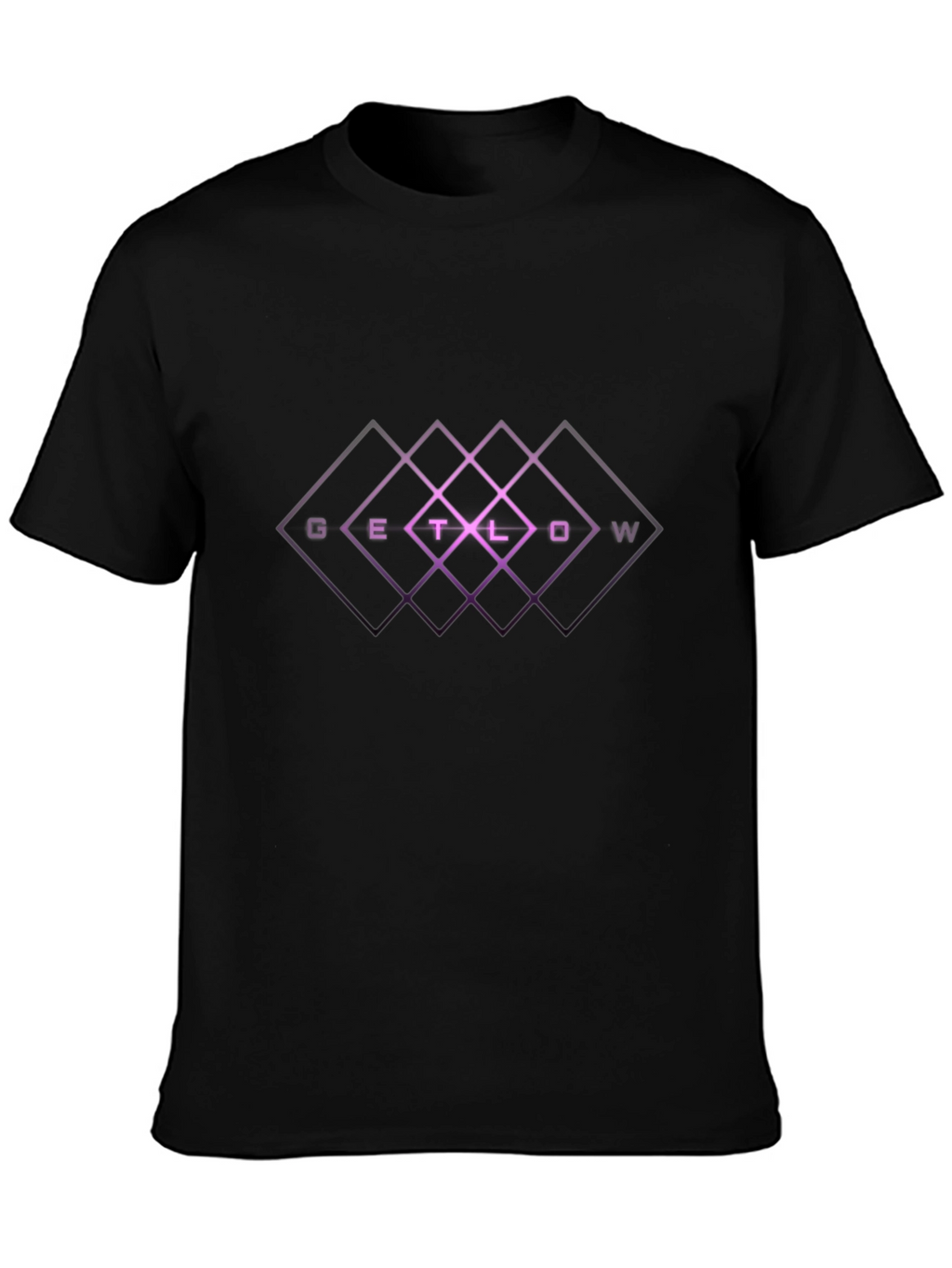 Get Low Graphic T-Shirt - Black Crew Neck