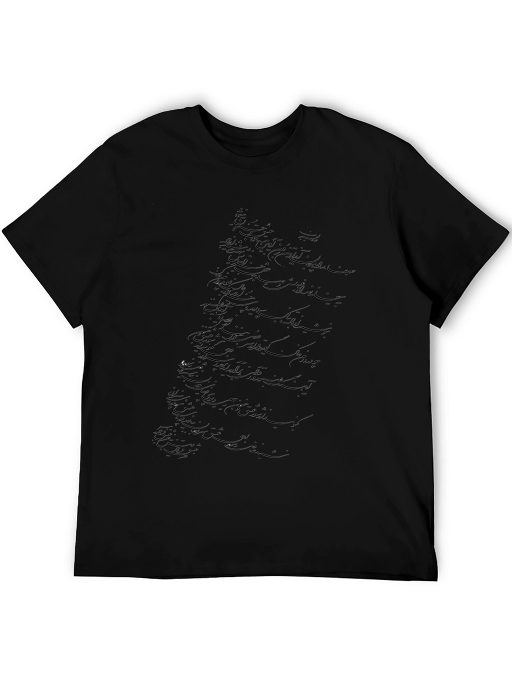 Mens Black Graphic Tee