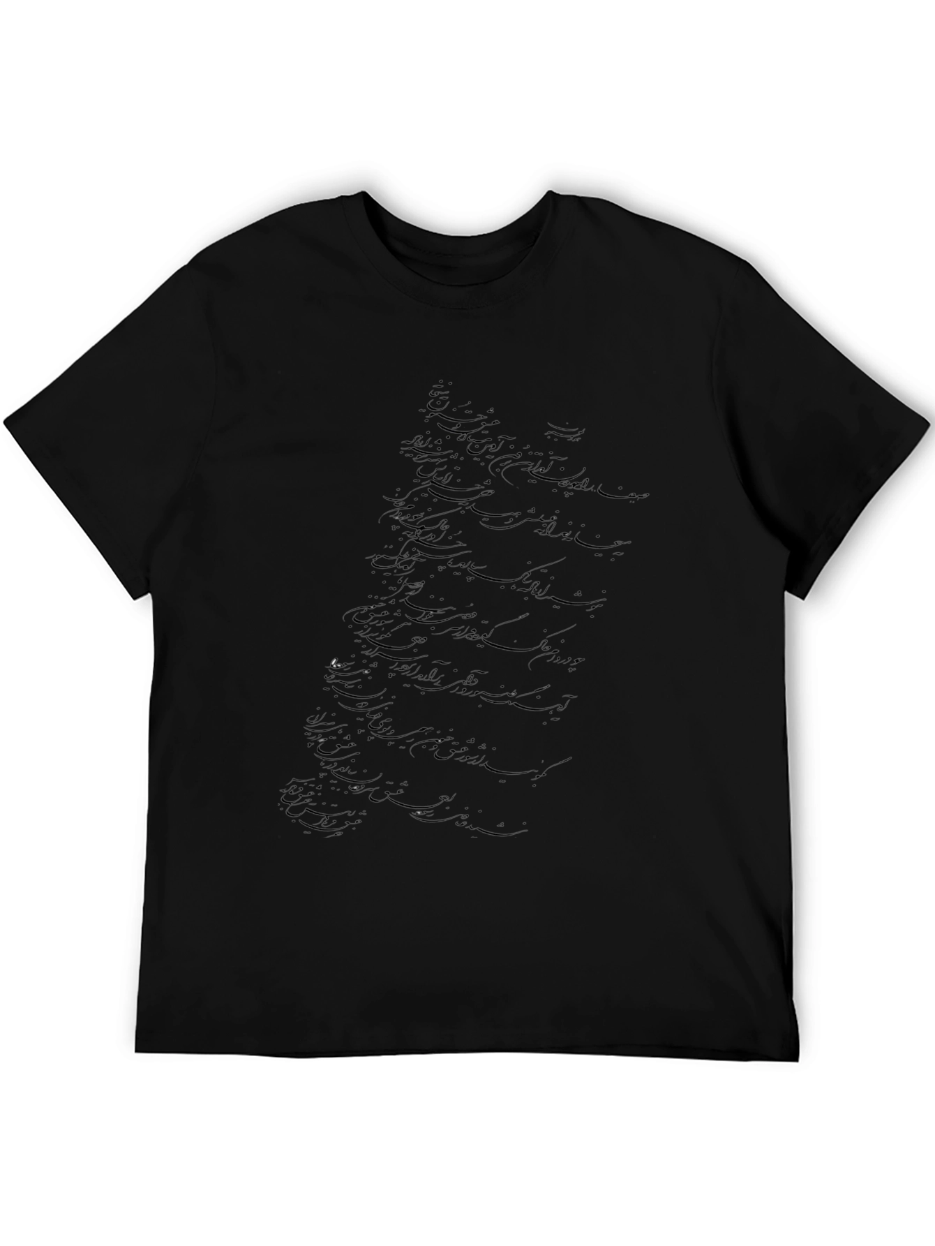 Mens Black Graphic Tee