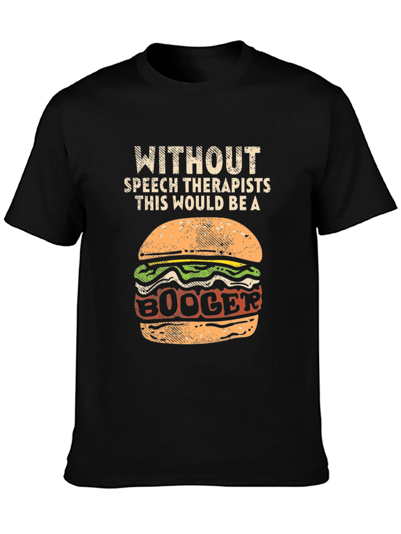 Speech Therapist T-Shirt - Booger Burger Tee
