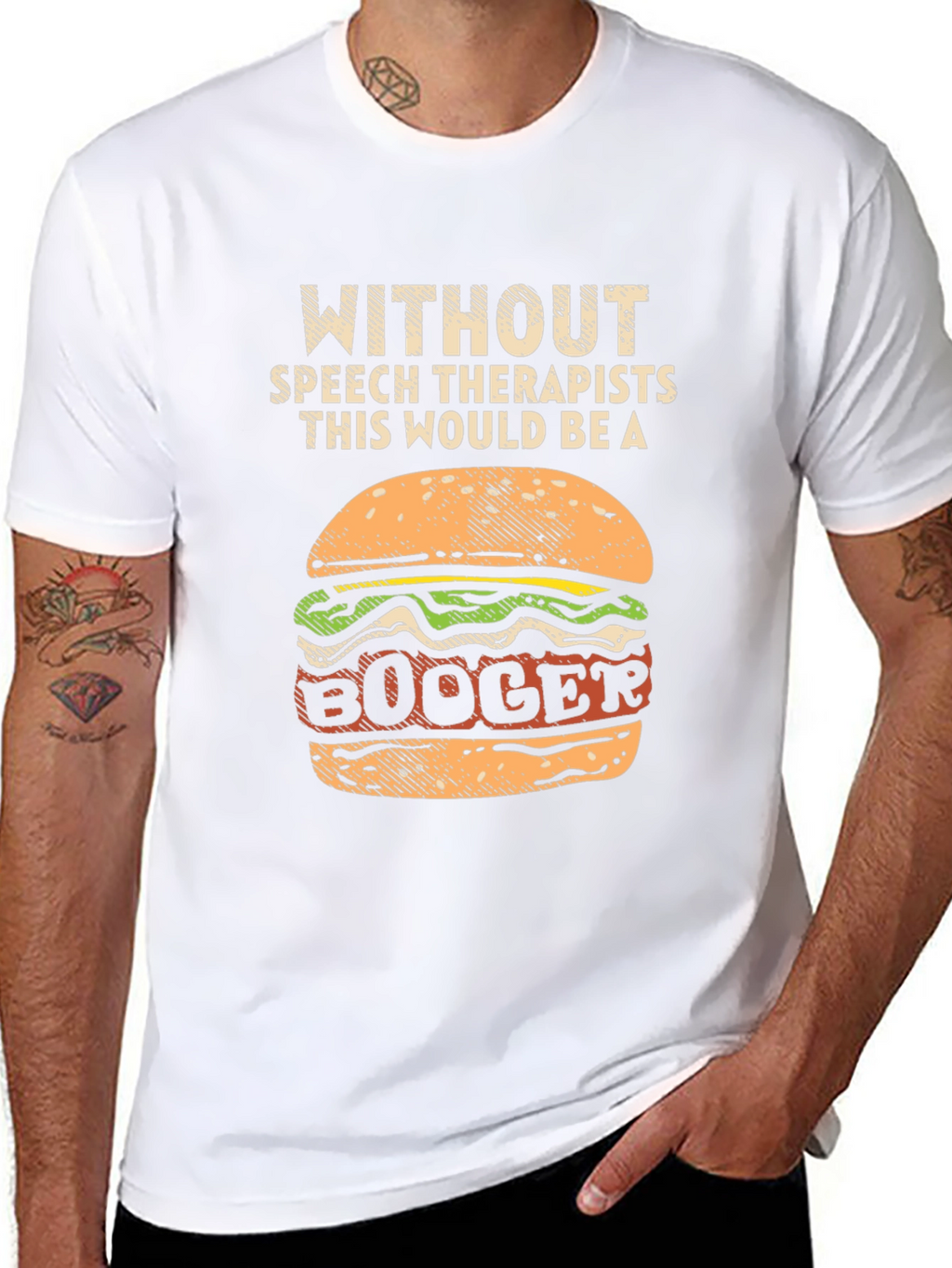 Speech Therapist T-Shirt - Booger Burger Tee