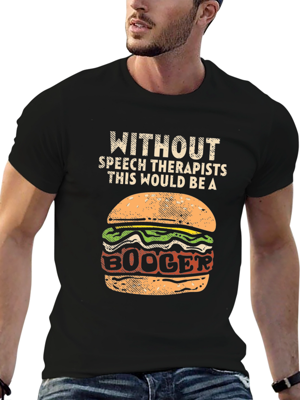 Speech Therapist T-Shirt - Booger Burger Tee