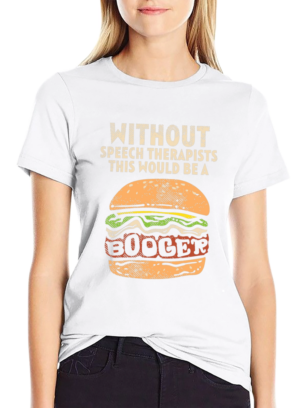 Speech Therapist T-Shirt - Booger Burger Tee