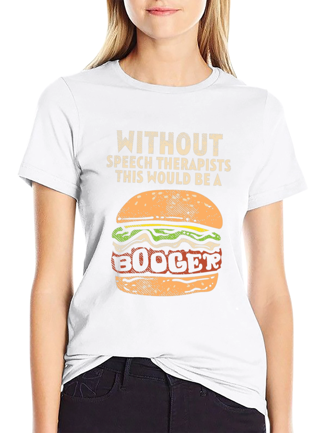 Speech Therapist T-Shirt - Booger Burger Tee