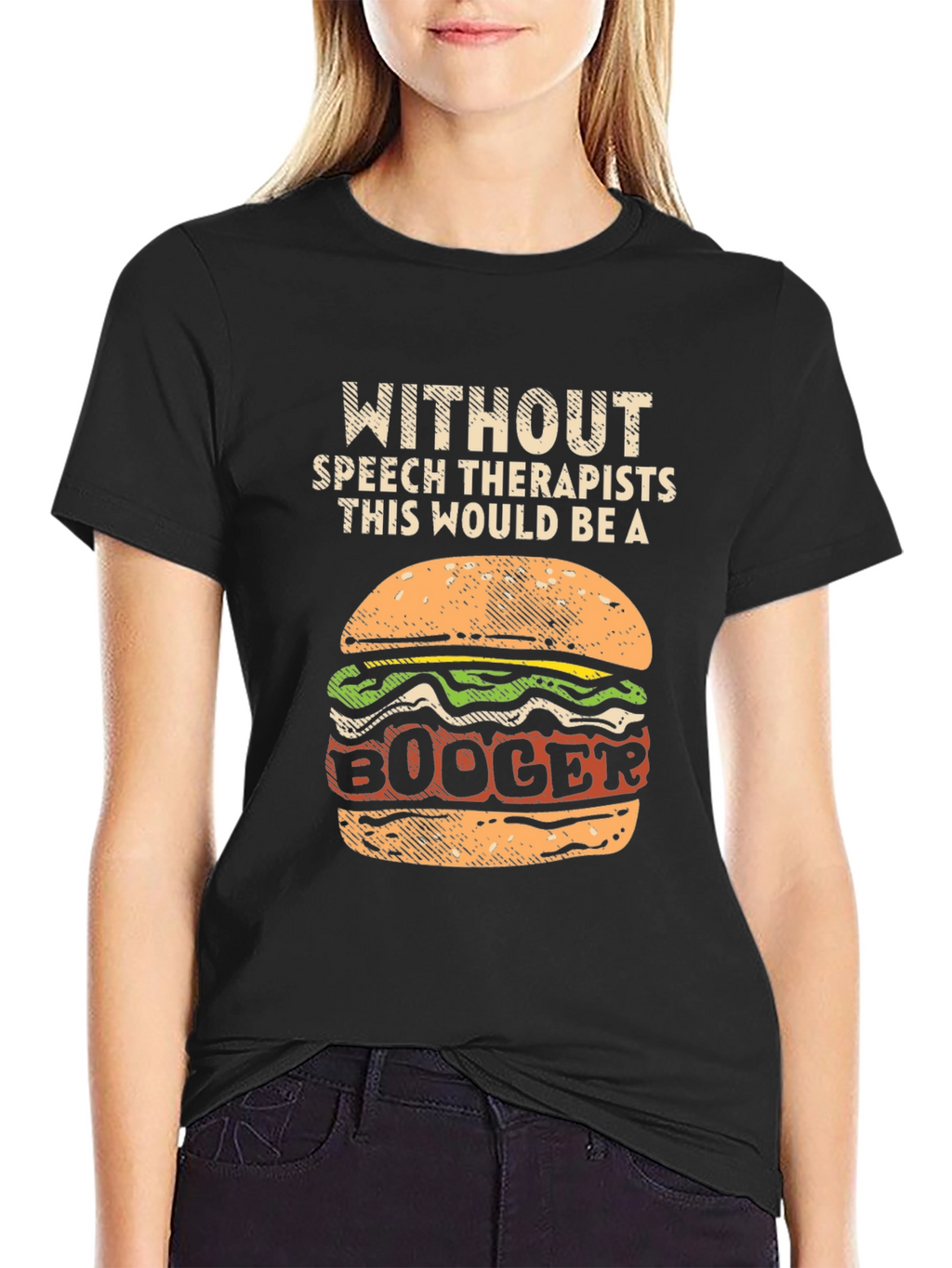 Speech Therapist T-Shirt - Booger Burger Tee
