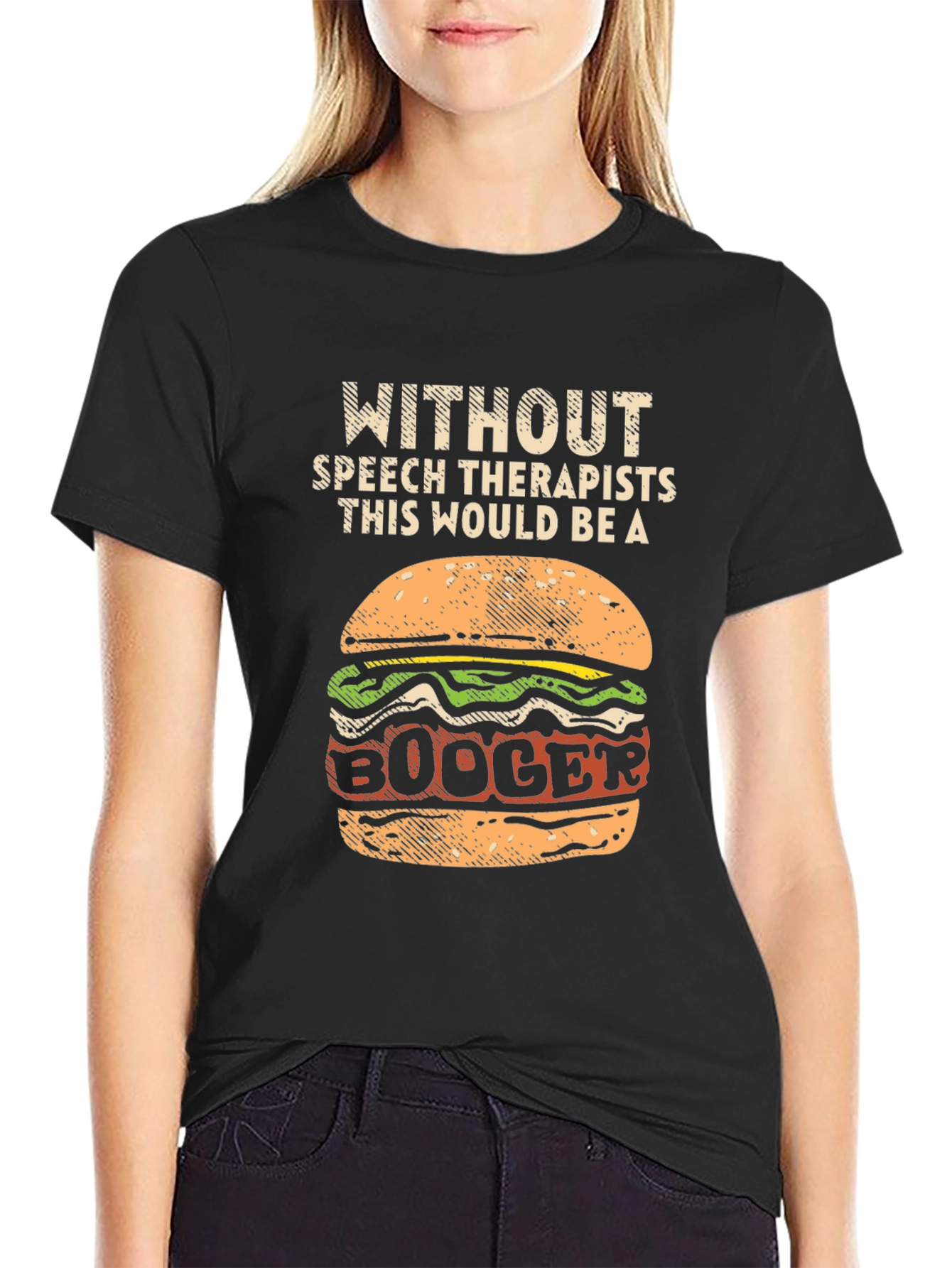 Speech Therapist T-Shirt - Booger Burger Tee