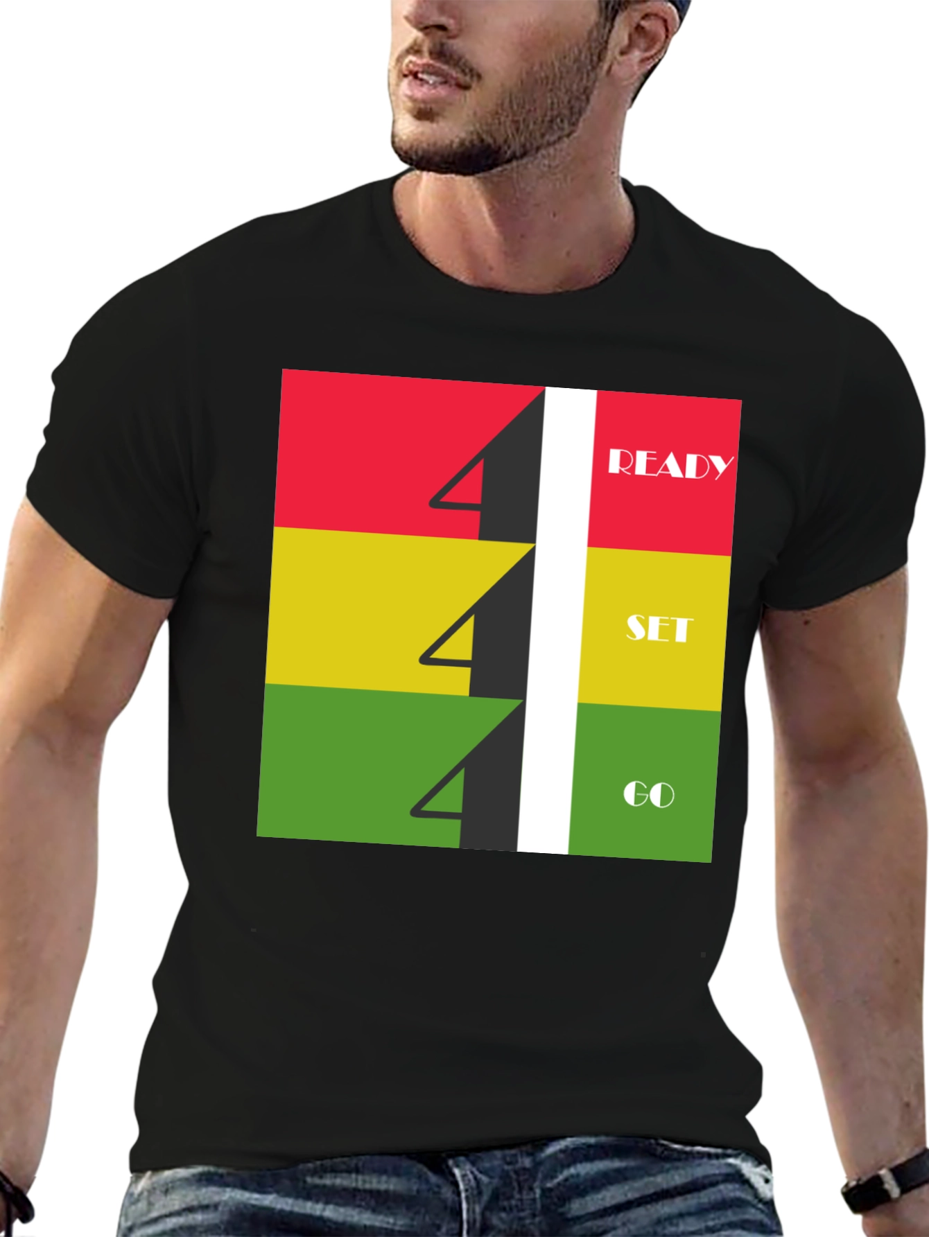 Ready Set Go T-Shirt: Athletic Graphic Tee