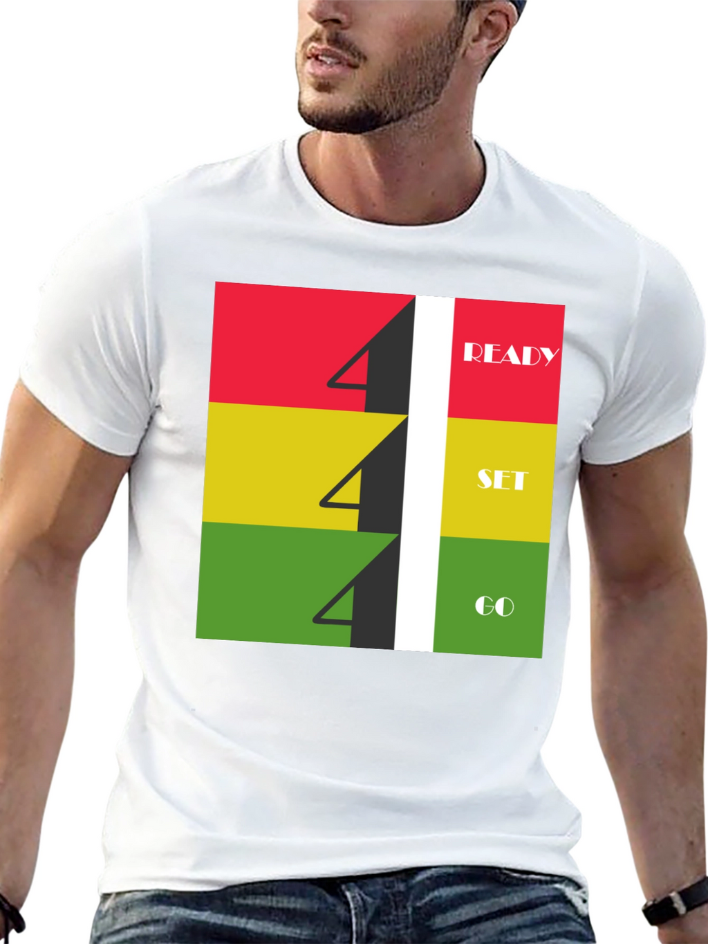 Ready Set Go T-Shirt: Athletic Graphic Tee
