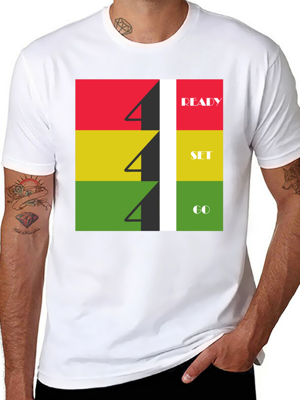 Ready Set Go T-Shirt: Athletic Graphic Tee