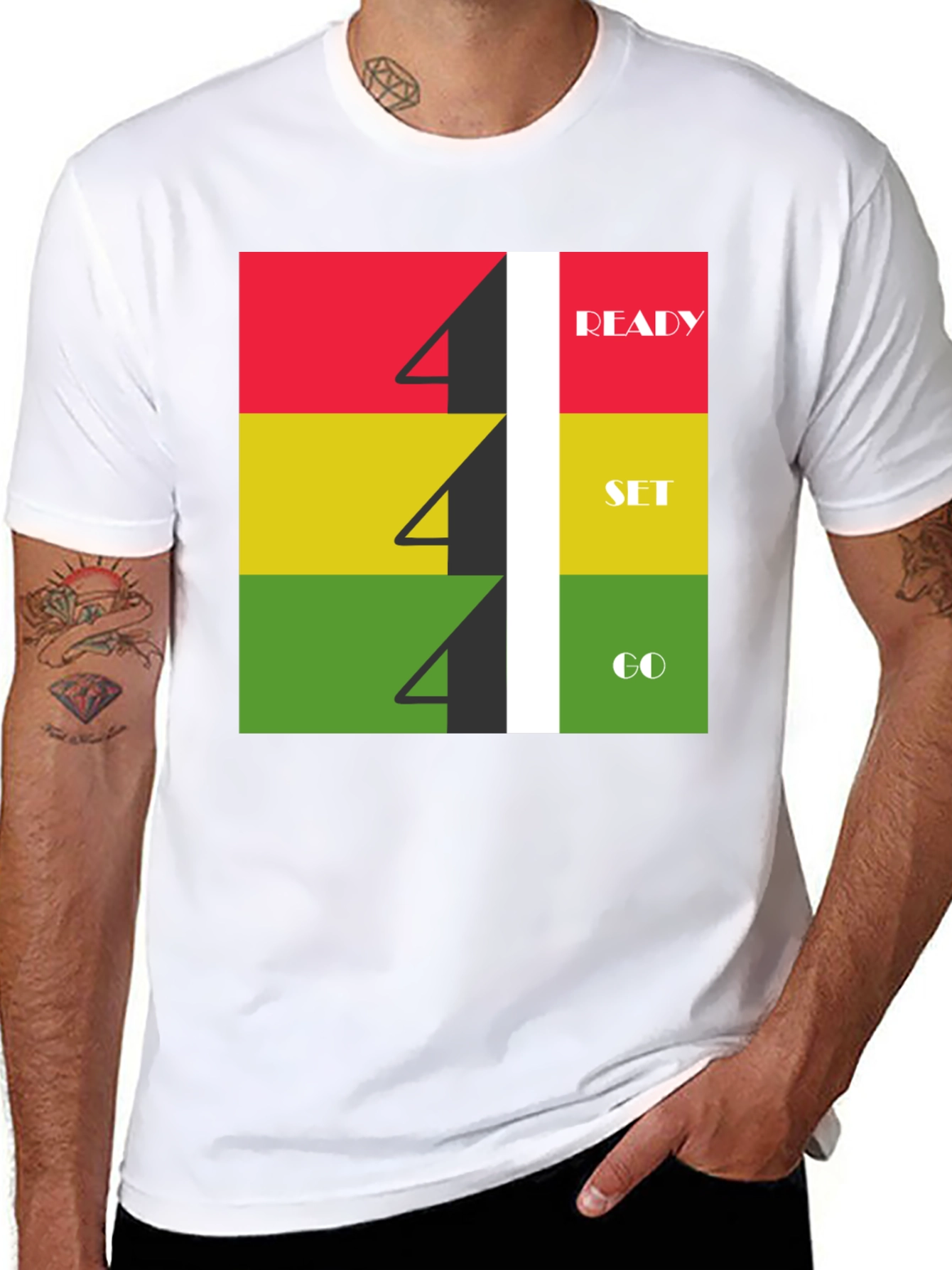 Ready Set Go T-Shirt: Athletic Graphic Tee