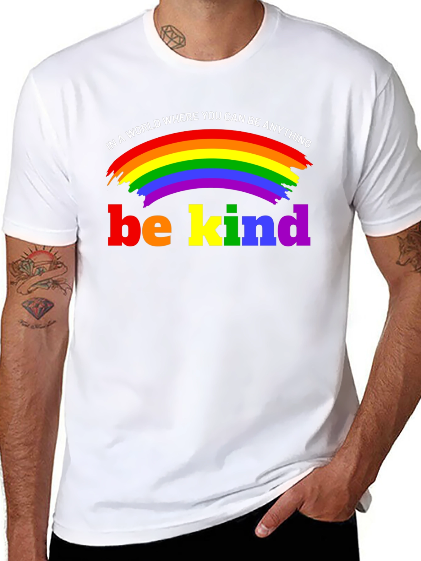 Be Kind Rainbow Pride T-Shirt