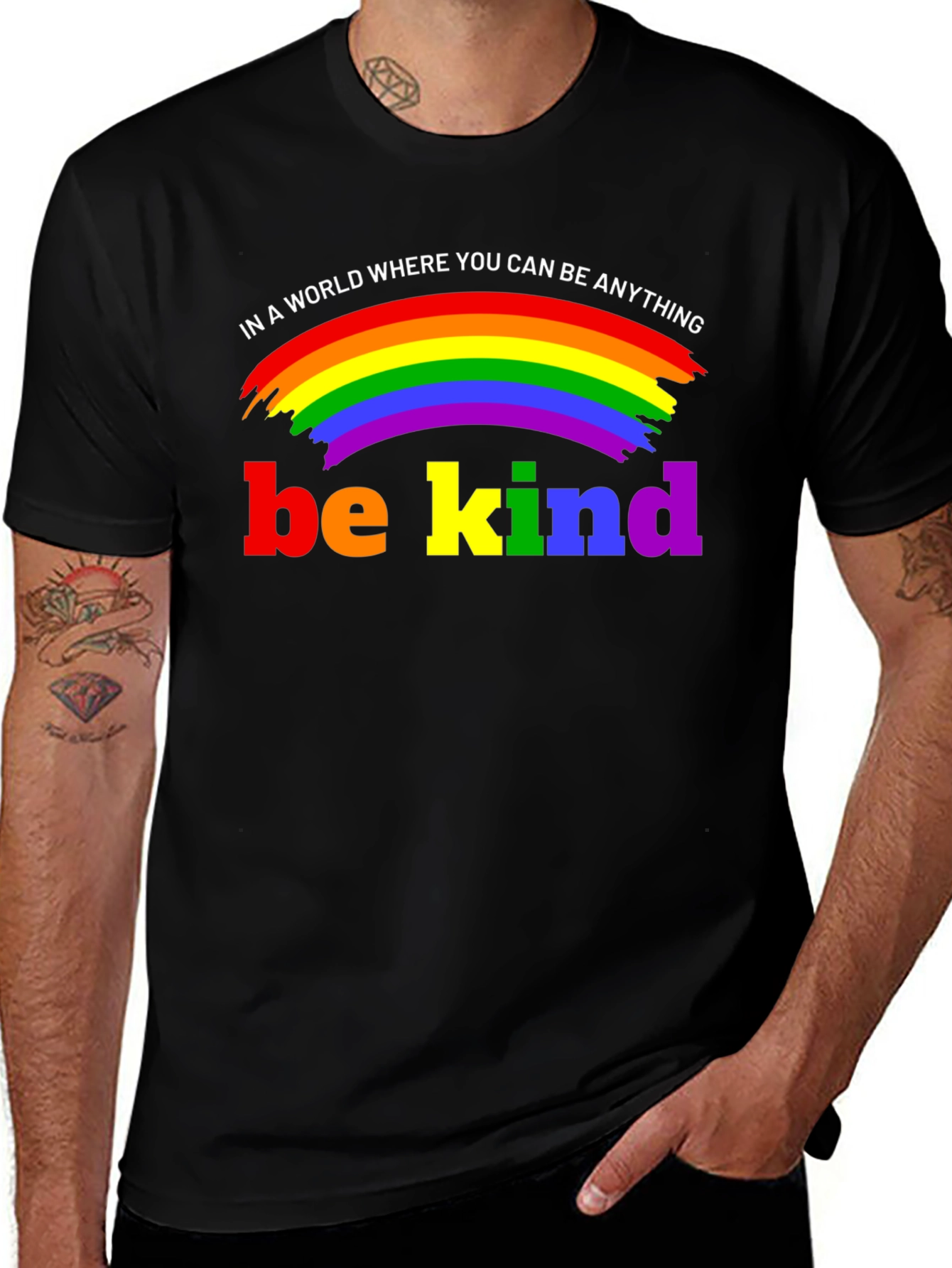 Be Kind Rainbow Pride T-Shirt