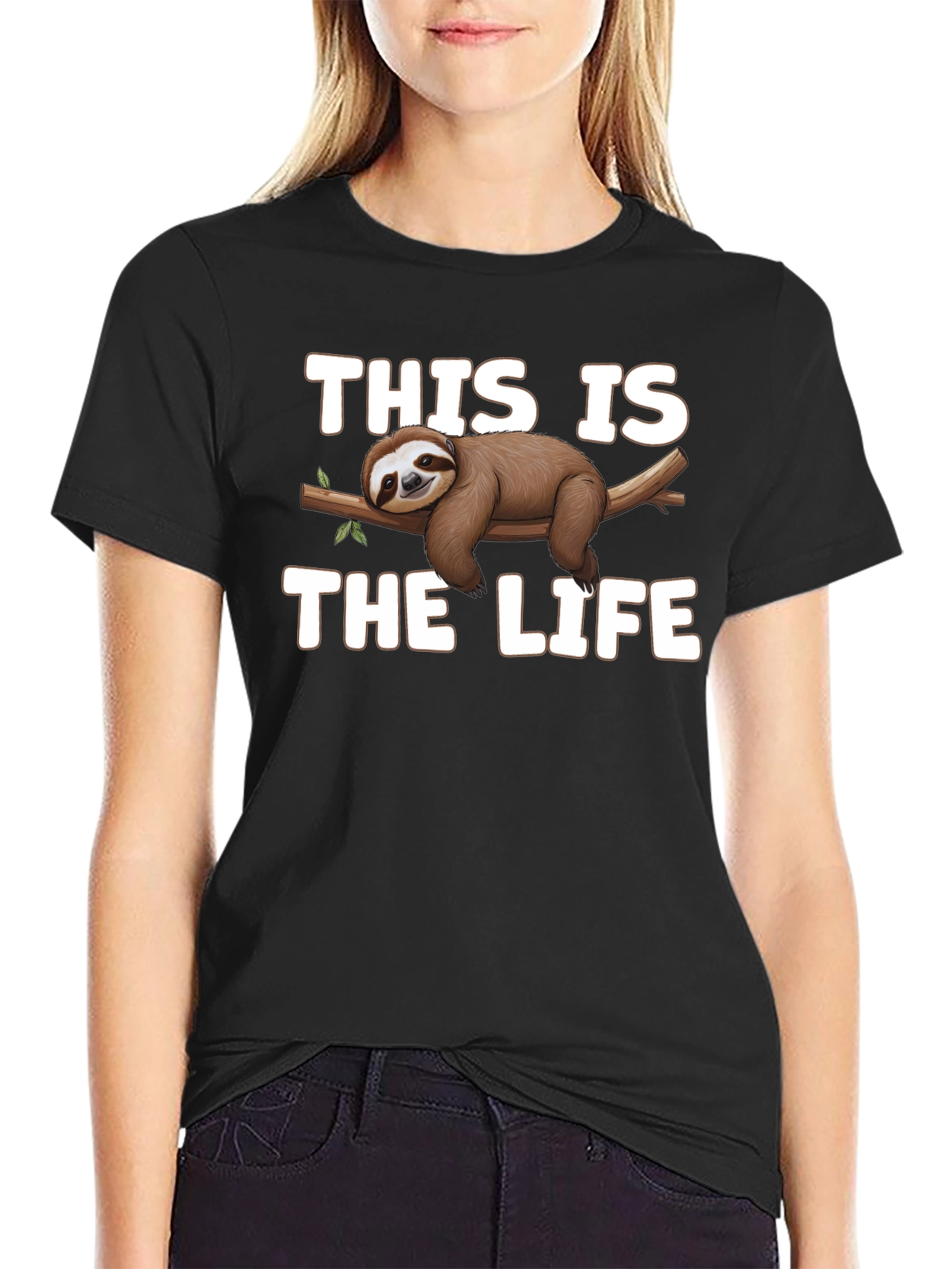 This is the Life Sloth T-Shirt - Relaxed & Comfy Tee