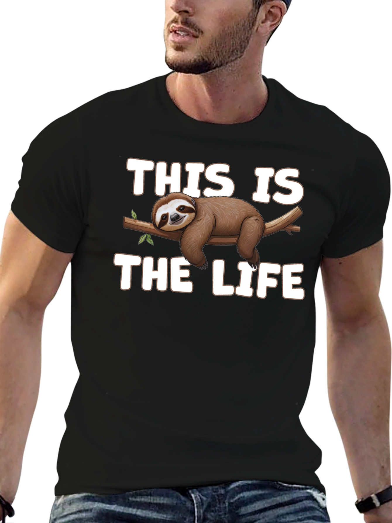 This is the Life Sloth T-Shirt - Relaxed & Comfy Tee