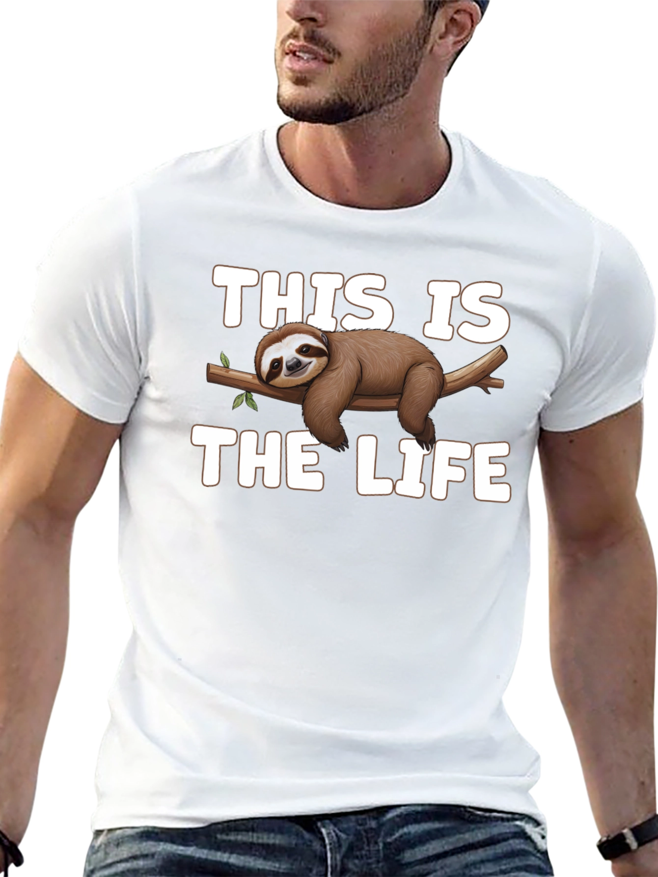This is the Life Sloth T-Shirt - Relaxed & Comfy Tee